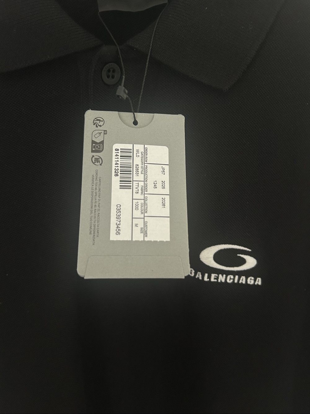 Balenciaga Balenciaga G Logo Polo Shirt Size M Size US M / EU 48-50 / 2 - 5 Thumbnail