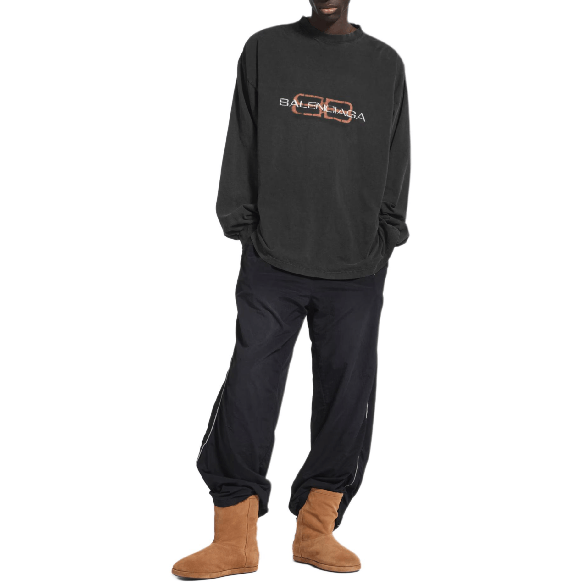 Balenciaga Balenciaga BB Icon Long Sleeve T-Shirt Size S Size US S / EU 44-46 / 1 - 9 Thumbnail
