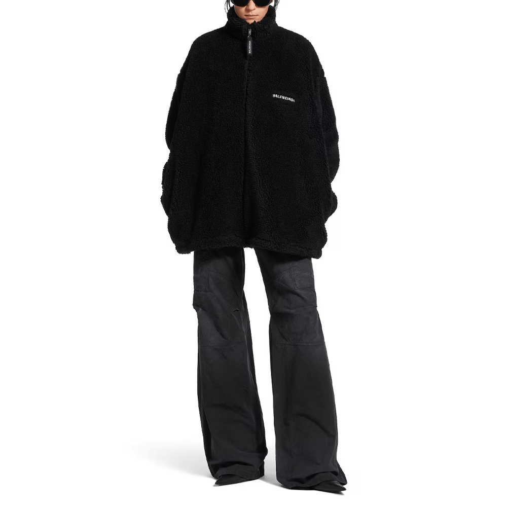 Balenciaga Balenciaga Logo Fleece Jacket Size 34 Size XS / US 0-2 / IT 36-38 - 6 Thumbnail