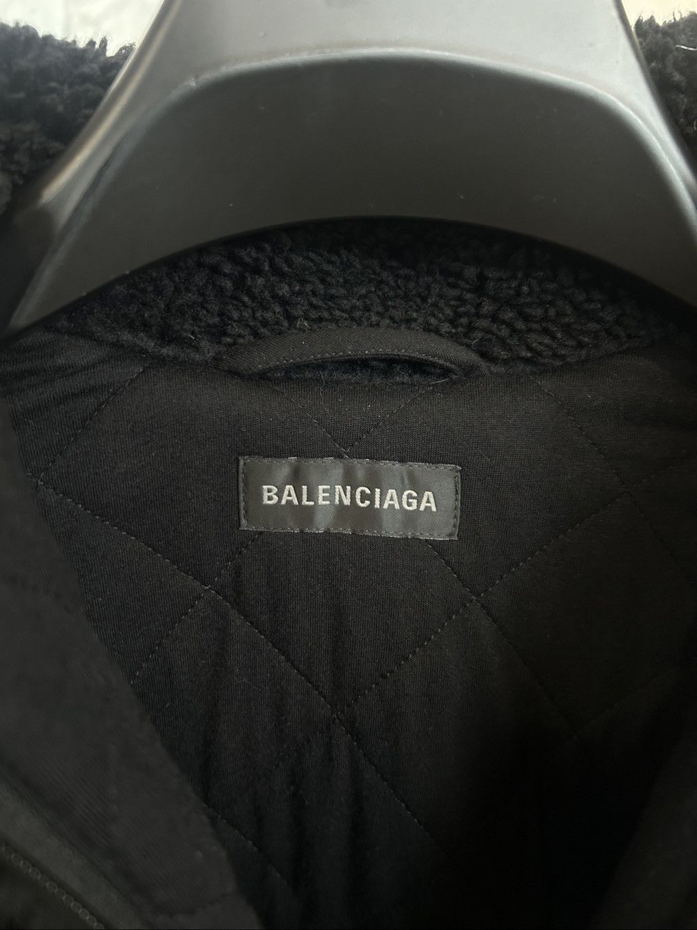 Balenciaga Balenciaga Logo Fleece Jacket Size 34 Size XS / US 0-2 / IT 36-38 - 3 Thumbnail