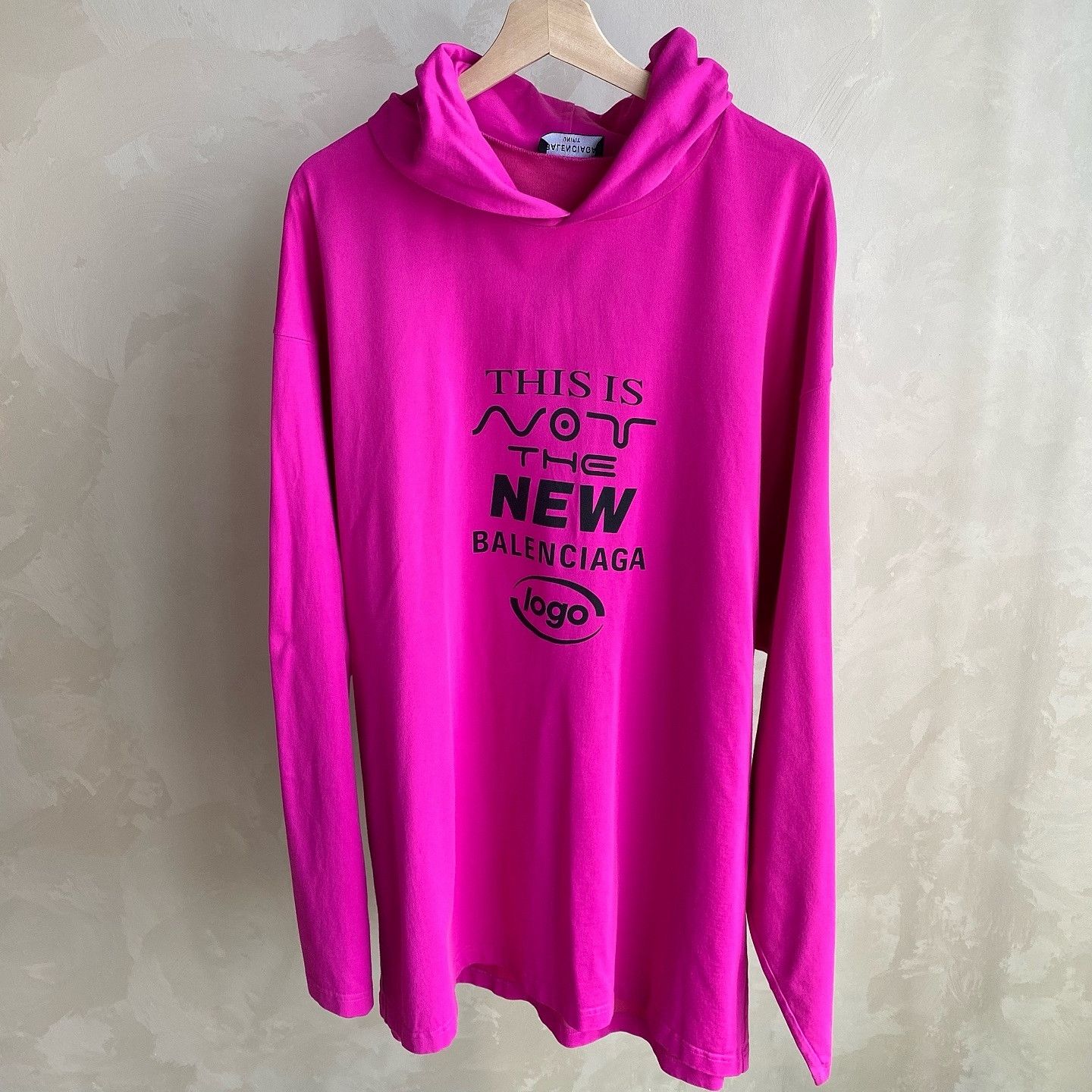 Balenciaga Balenciaga This Is Not The New Logo Hoodie Size S Size US S / EU 44-46 / 1 - 7 Thumbnail