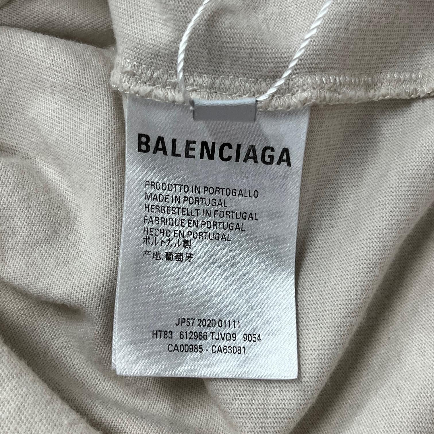 Balenciaga Balenciaga Logo Print T-Shirt Size S Size US S / EU 44-46 / 1 - 4 Thumbnail