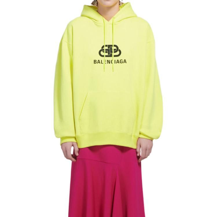 Balenciaga Balenciaga BB Logo Hoodie Yellow XS Size XS / US 0-2 / IT 36-38 - 9 Thumbnail