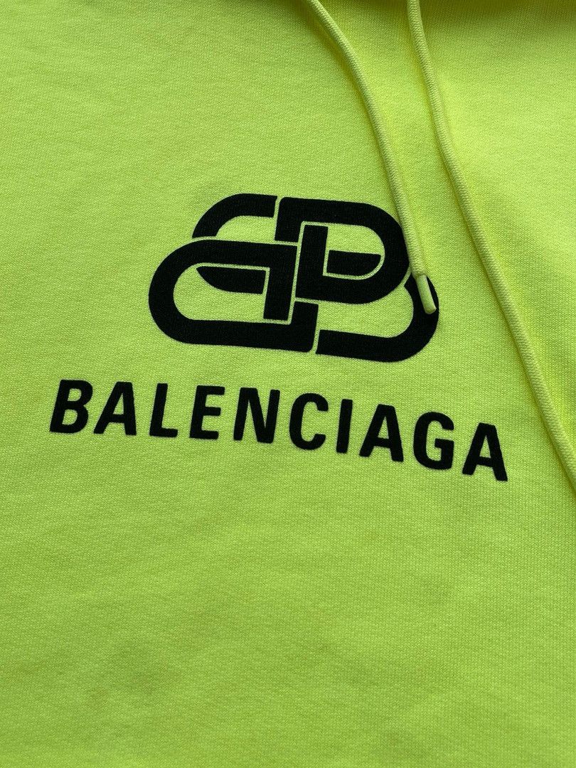 Balenciaga Balenciaga BB Logo Hoodie Yellow XS Size XS / US 0-2 / IT 36-38 - 6 Thumbnail
