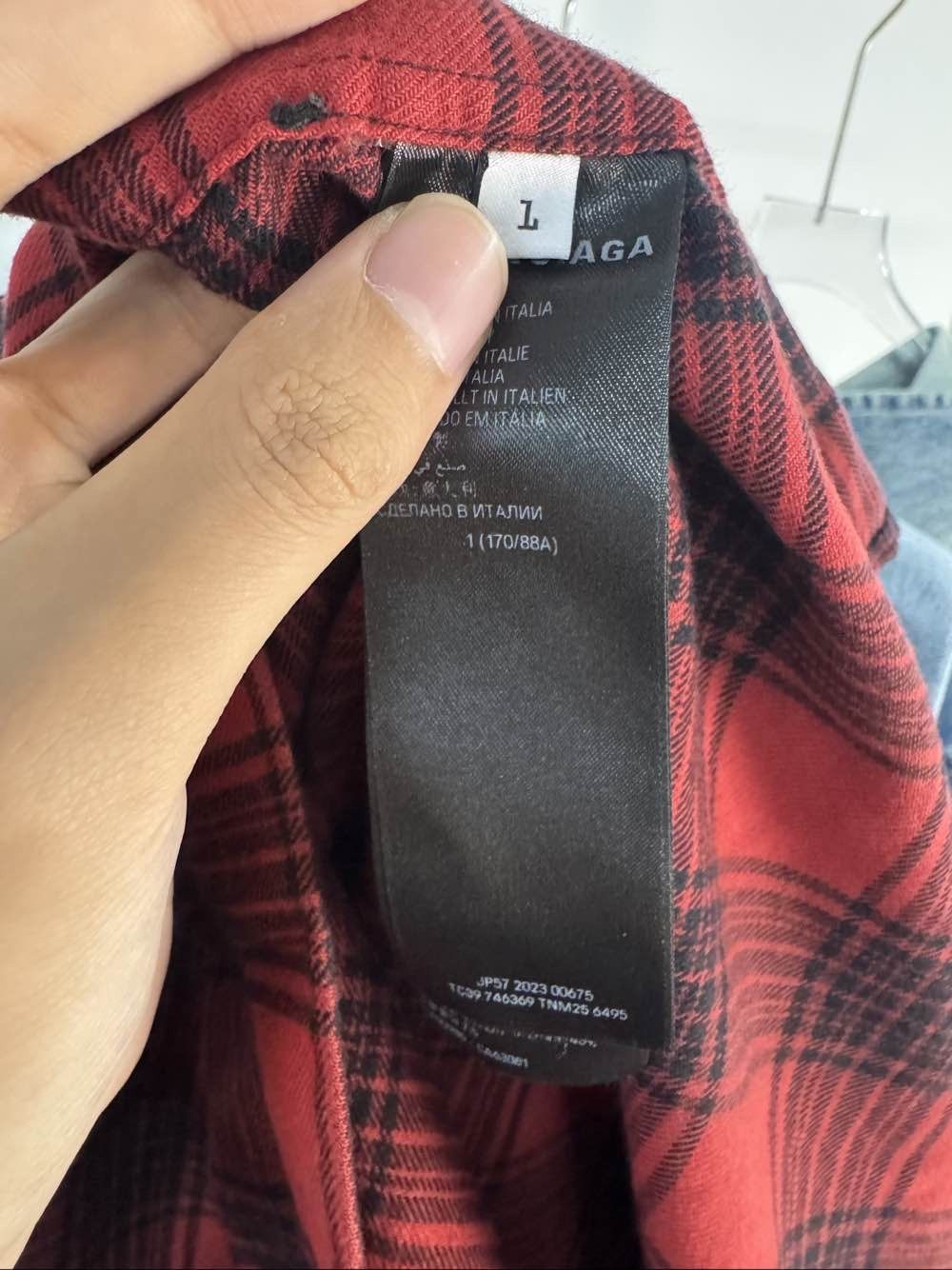 Balenciaga Balenciaga Plaid Hooded Flannel Shirt Size S Size US S / EU 44-46 / 1 - 4 Thumbnail