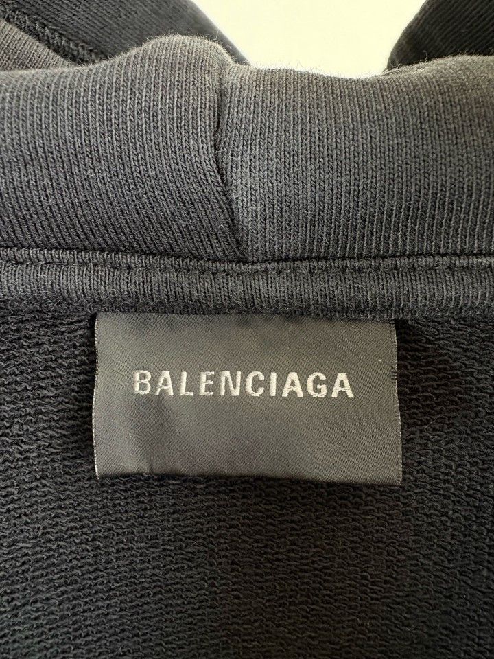 Balenciaga Balenciaga Logo Print Hoodie Size XS Size XS / US 0-2 / IT 36-38 - 3 Thumbnail