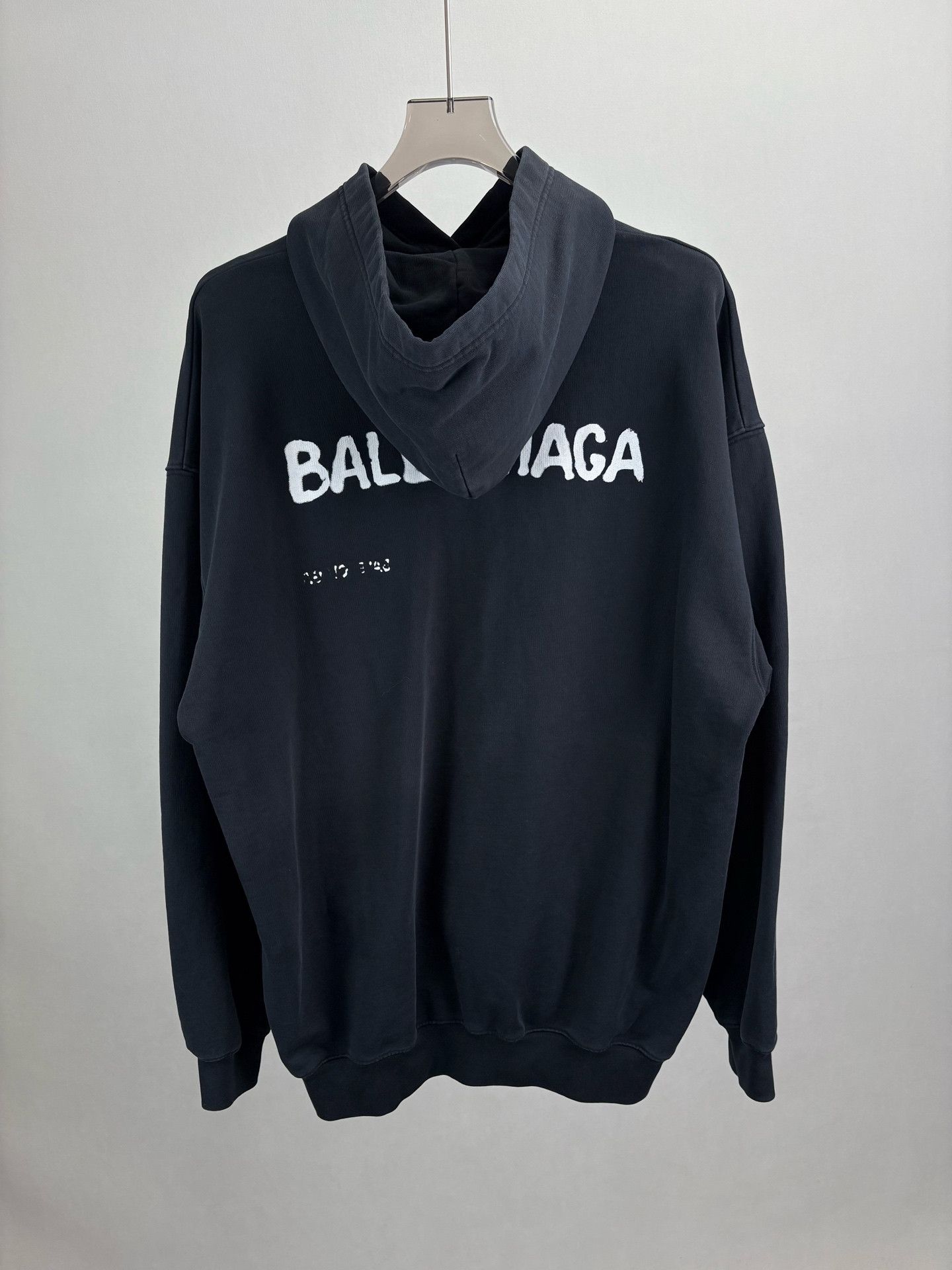 Balenciaga Balenciaga Logo Print Hoodie Size XS Size XS / US 0-2 / IT 36-38 - 2 Thumbnail