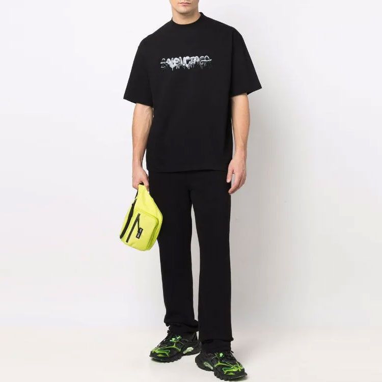 Balenciaga Balenciaga Slime Logo T-Shirt Size L Size US L / EU 52-54 / 3 - 7 Thumbnail