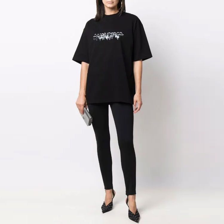 Balenciaga Balenciaga Slime Logo T-Shirt Size L Size US L / EU 52-54 / 3 - 6 Thumbnail