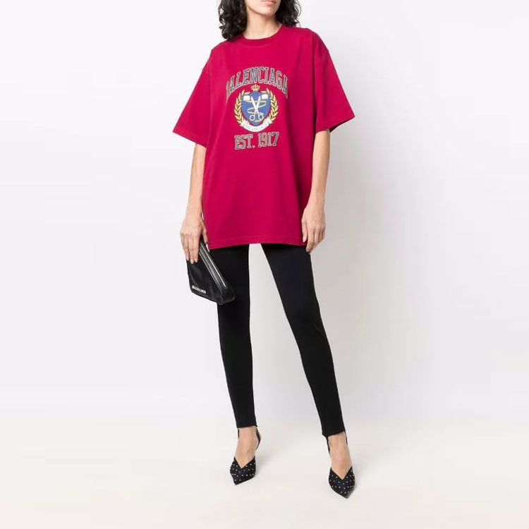 Balenciaga Balenciaga 1917 Crest Logo T-Shirt Size S Size US S / EU 44-46 / 1 - 7 Thumbnail
