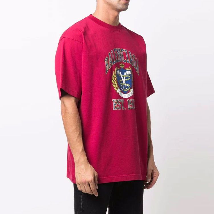 Balenciaga Balenciaga 1917 Crest Logo T-Shirt Size S Size US S / EU 44-46 / 1 - 9 Thumbnail