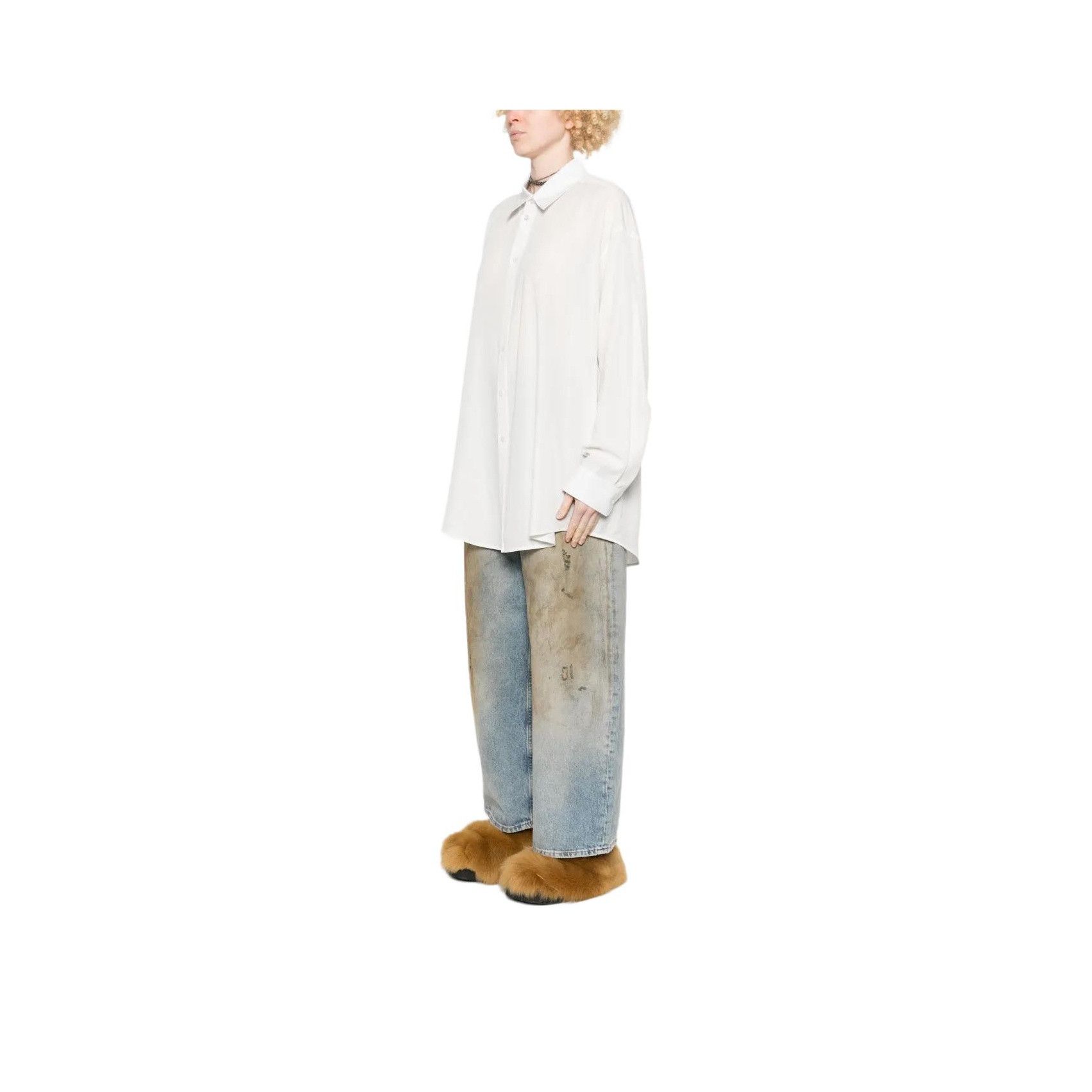 Balenciaga Balenciaga Embroidered Button Up Shirt Size 34 Size XS / US 0-2 / IT 36-38 - 7 Thumbnail