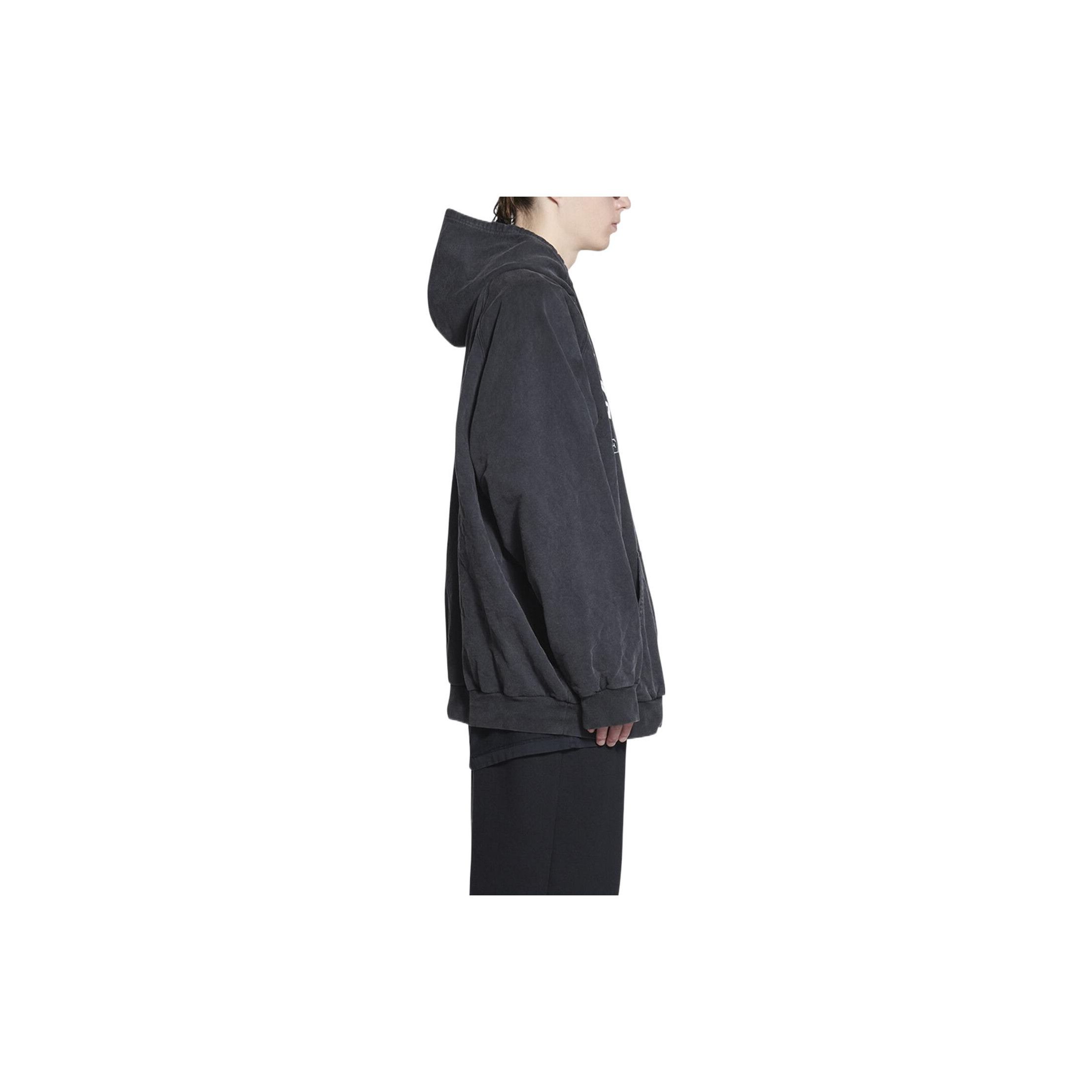 Balenciaga Balenciaga Paris Logo Hoodie Size L Size US L / EU 52-54 / 3 - 7 Thumbnail