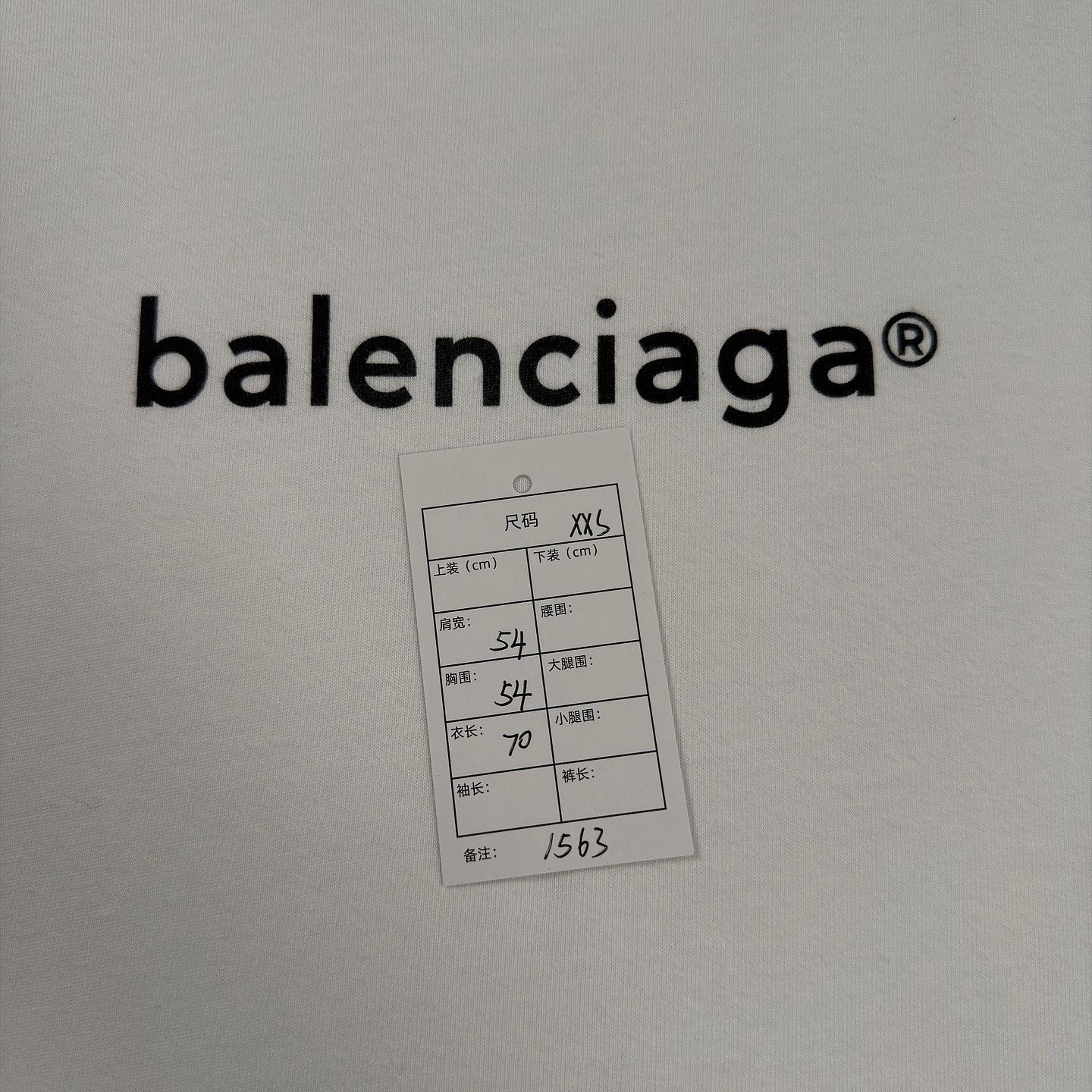 Balenciaga Balenciaga Logo Print T-Shirt White Size XXS Size US XXS / EU 40 - 7 Thumbnail