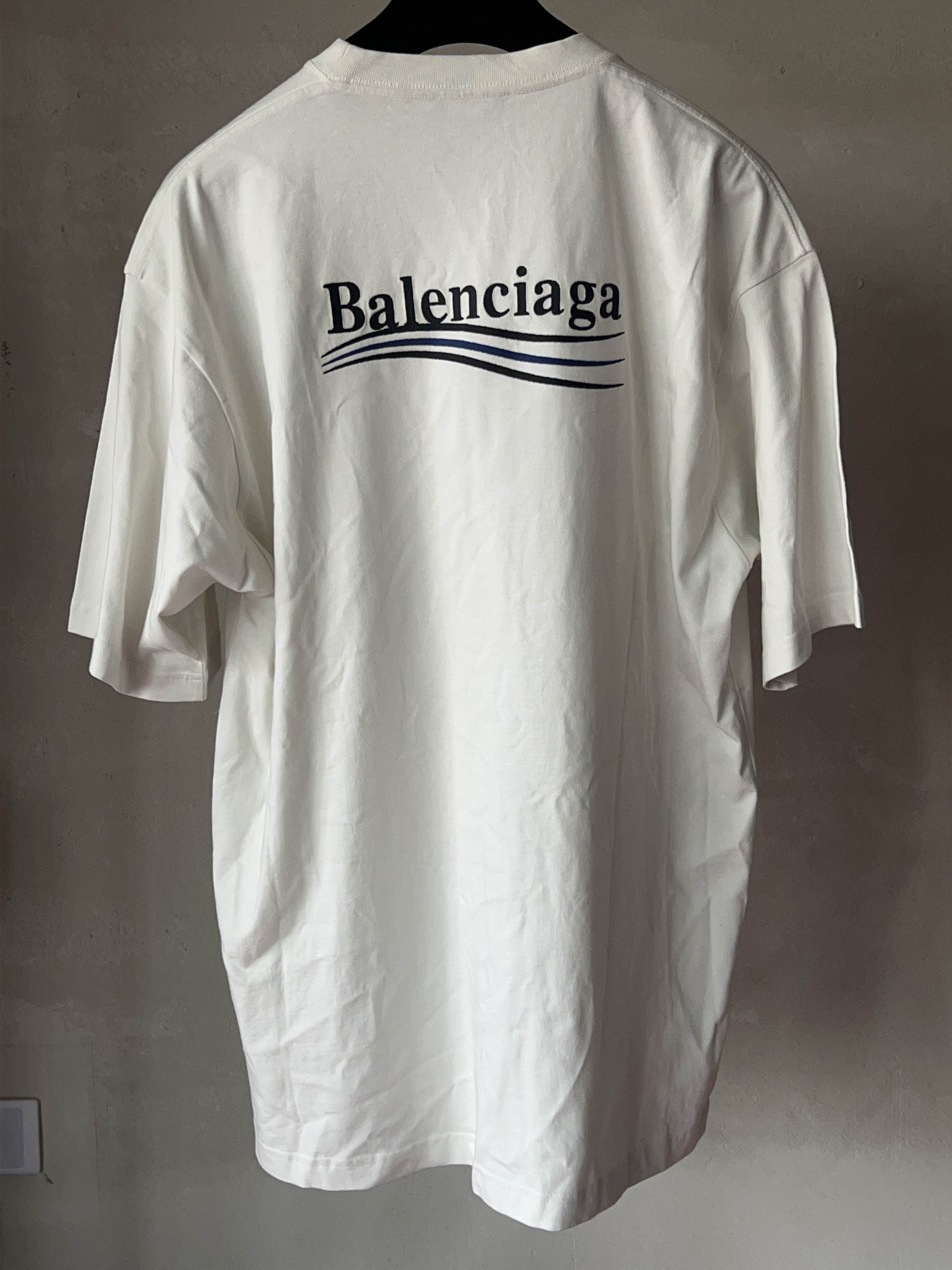 Balenciaga Balenciaga Political Campaign T-Shirt White Size L Size US L / EU 52-54 / 3 - 2 Thumbnail