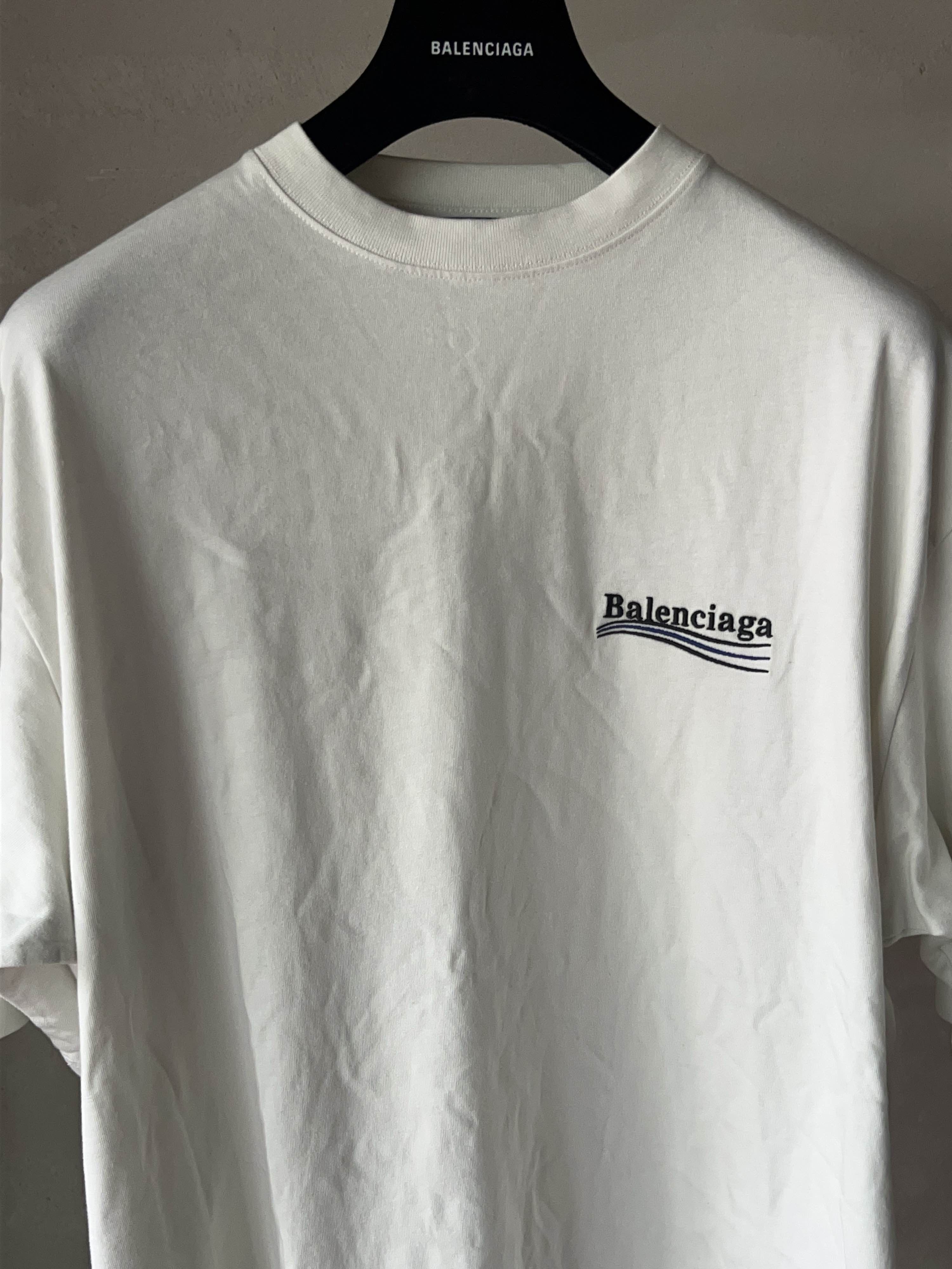 Balenciaga Balenciaga Political Campaign T-Shirt White Size L Size US L / EU 52-54 / 3 - 6 Thumbnail