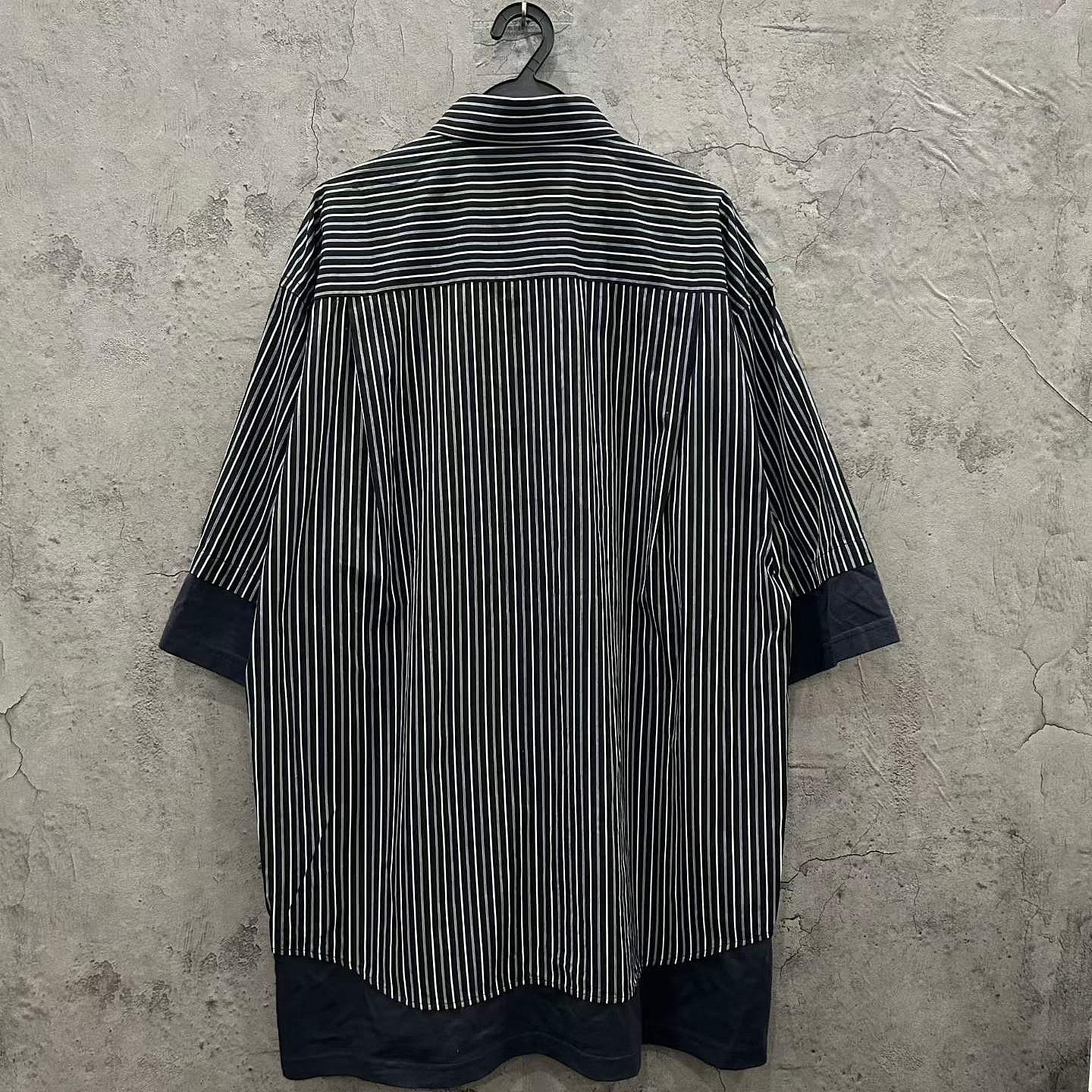 Balenciaga Balenciaga Striped Button Up Shirt Size 38 Size US S / EU 44-46 / 1 - 2 Thumbnail