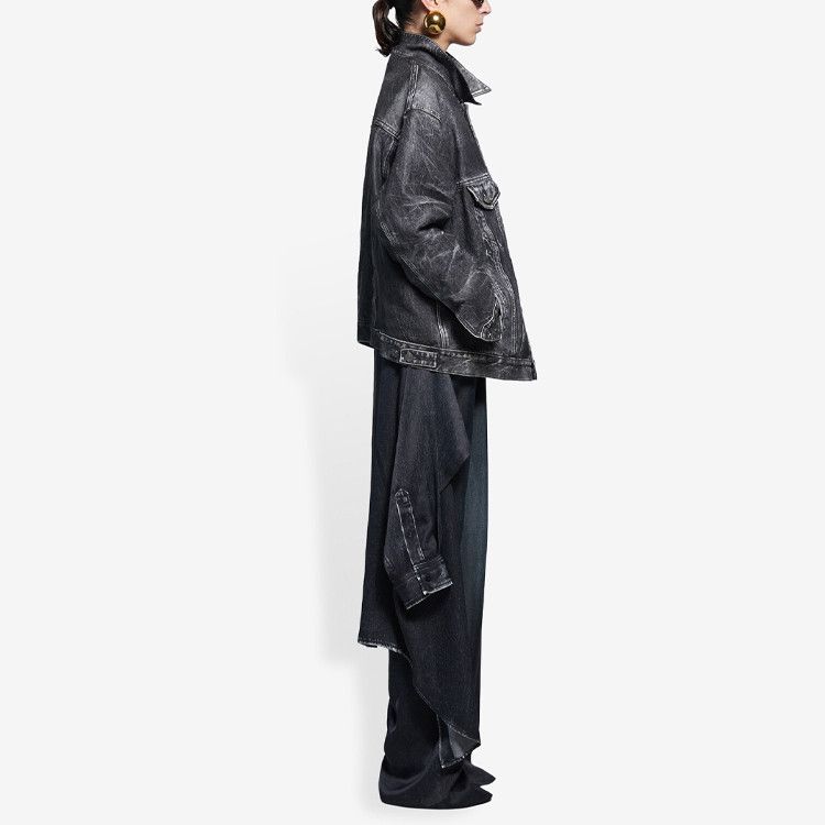 Balenciaga Balenciaga Printed Leather Jacket Size S Size US S / EU 44-46 / 1 - 8 Thumbnail
