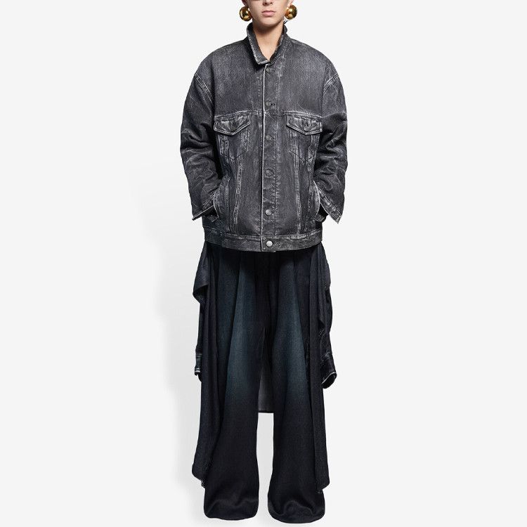 Balenciaga Balenciaga Printed Leather Jacket Size S Size US S / EU 44-46 / 1 - 6 Thumbnail
