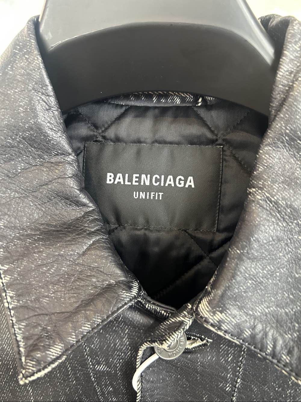 Balenciaga Balenciaga Printed Leather Jacket Size S Size US S / EU 44-46 / 1 - 3 Thumbnail