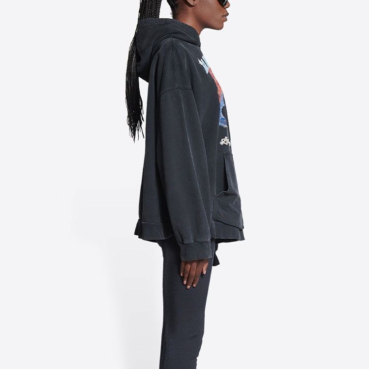 Balenciaga Balenciaga Music Aya Nakamura Graphic Hoodie Size M Size M / US 6-8 / IT 42-44 - 8 Thumbnail