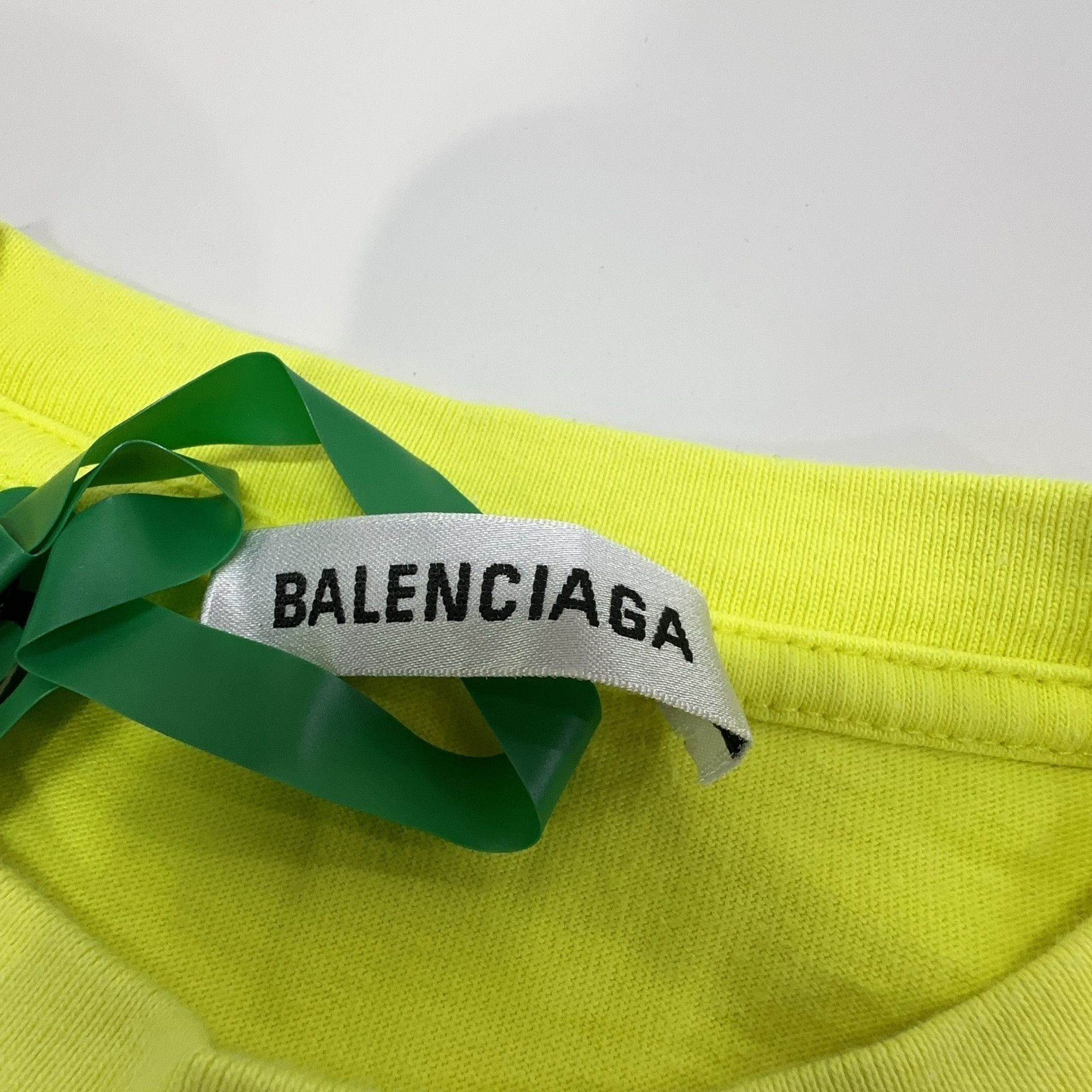 Balenciaga Balenciaga Yellow Crew T-Shirt Size S Size S / US 4 / IT 40 - 5 Thumbnail