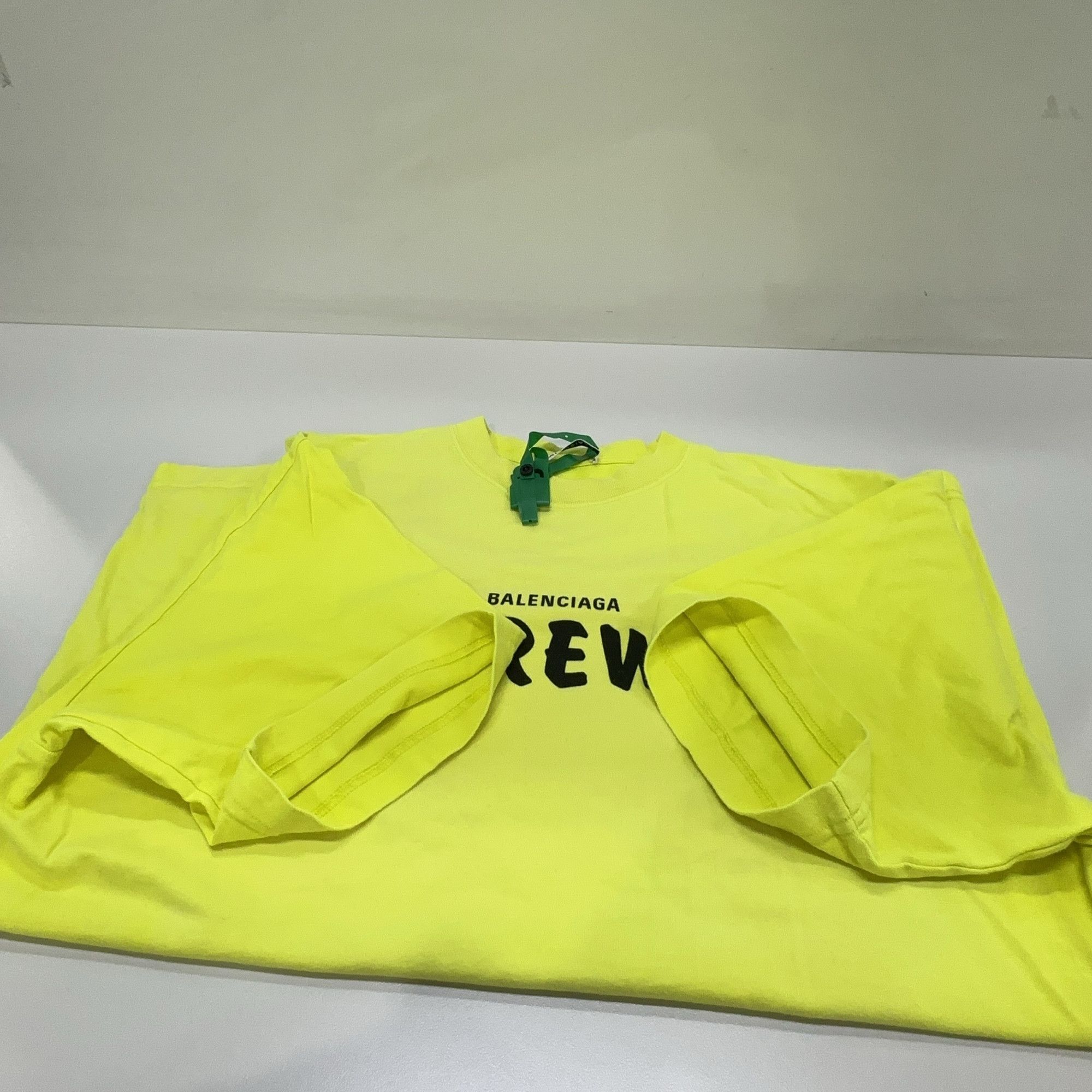 Balenciaga Balenciaga Yellow Crew T-Shirt Size S Size S / US 4 / IT 40 - 9 Thumbnail