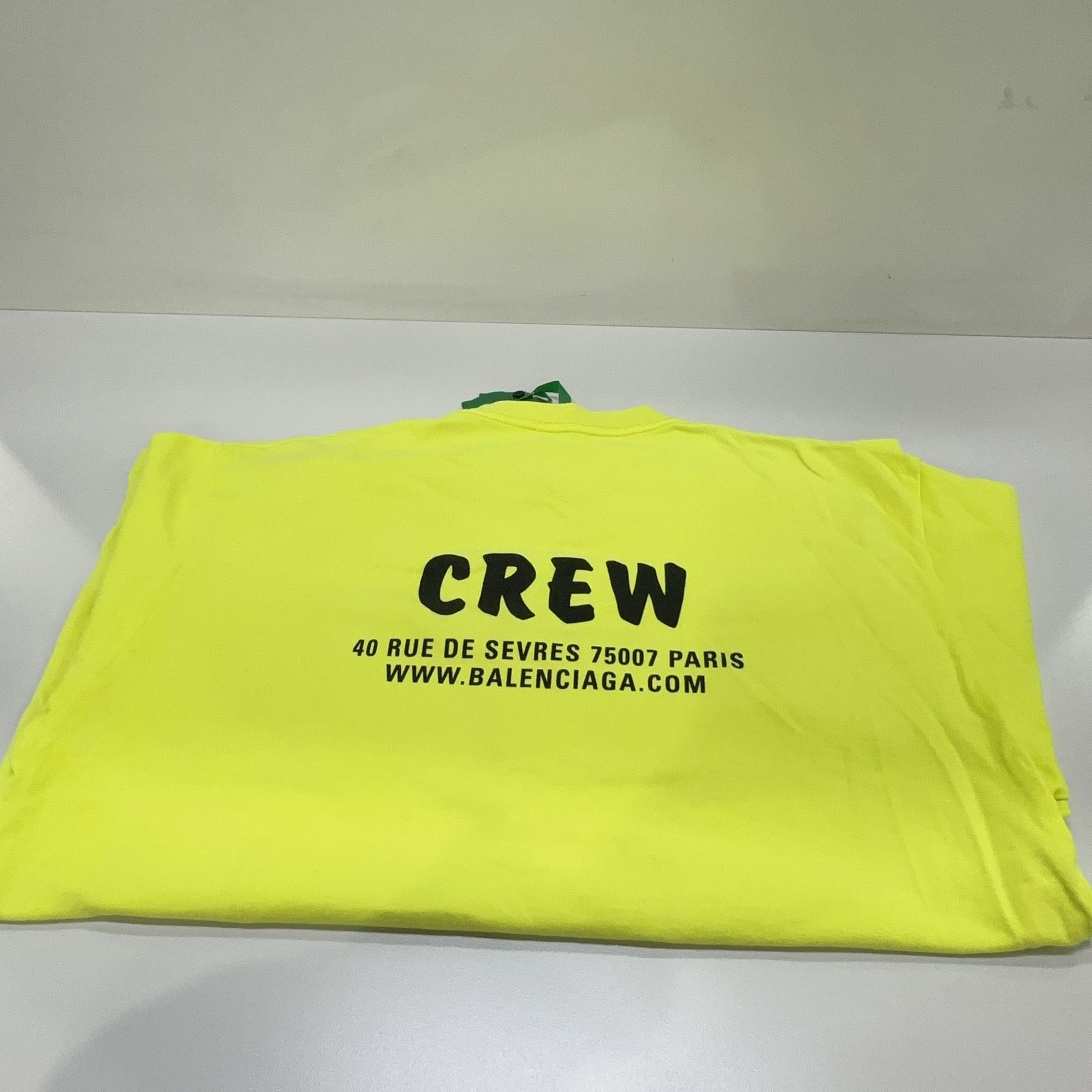 Balenciaga Balenciaga Yellow Crew T-Shirt Size S Size S / US 4 / IT 40 - 12 Thumbnail