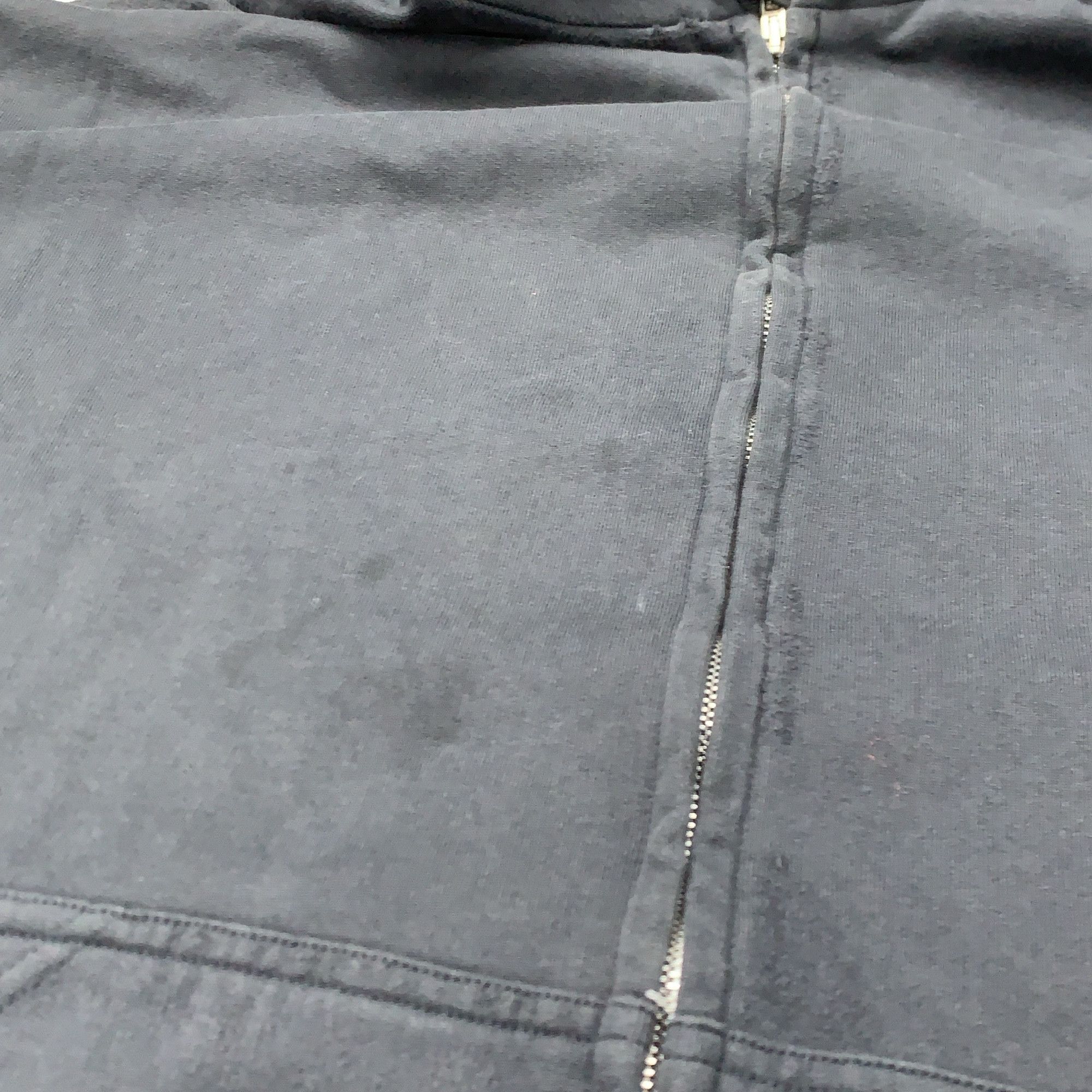 Balenciaga Balenciaga Distressed Ribbed Zip Hoodie Size 3 Size US L / EU 52-54 / 3 - 8 Thumbnail