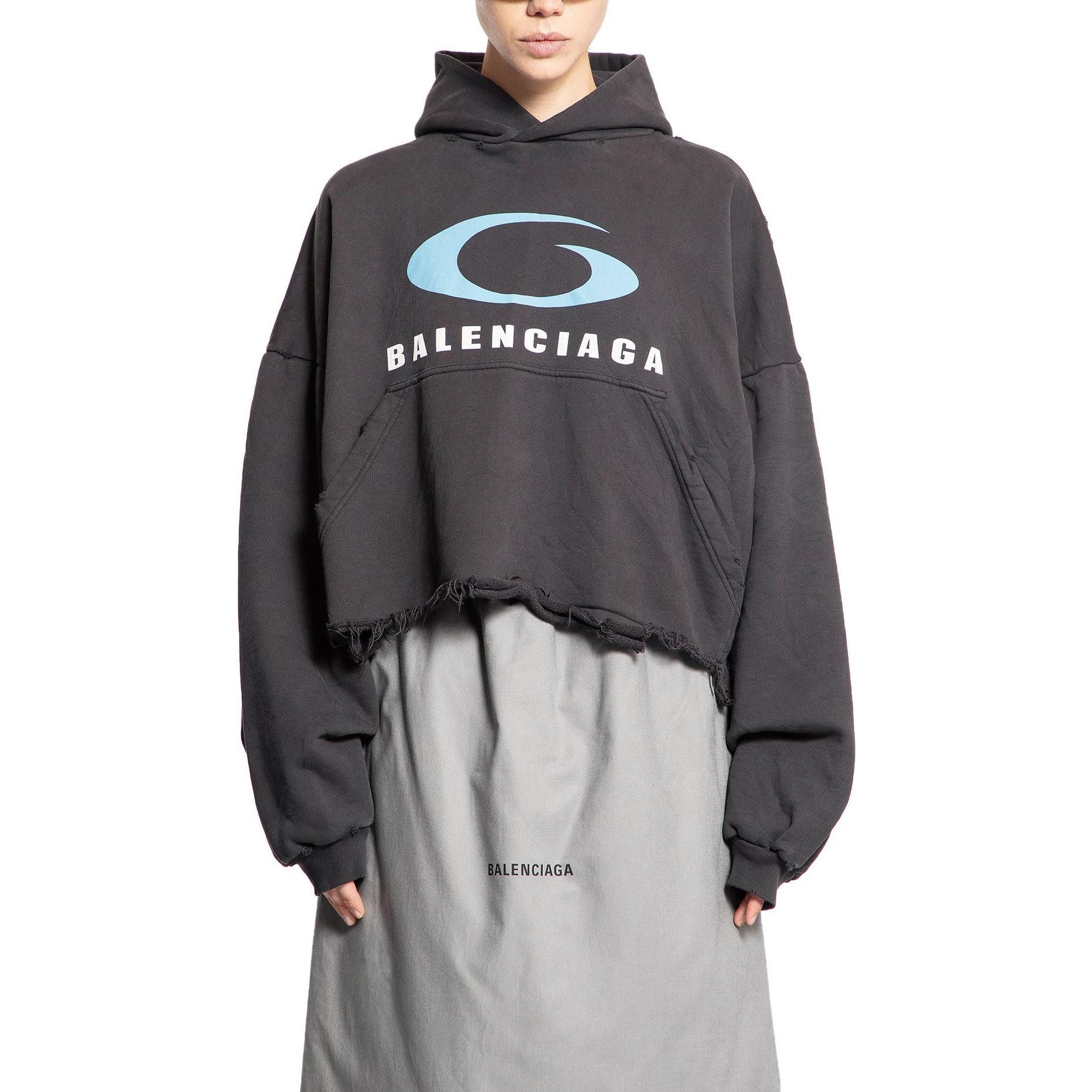 Balenciaga Balenciaga Logo Hoodie Size 4 Size US XL / EU 56 / 4 - 9 Thumbnail