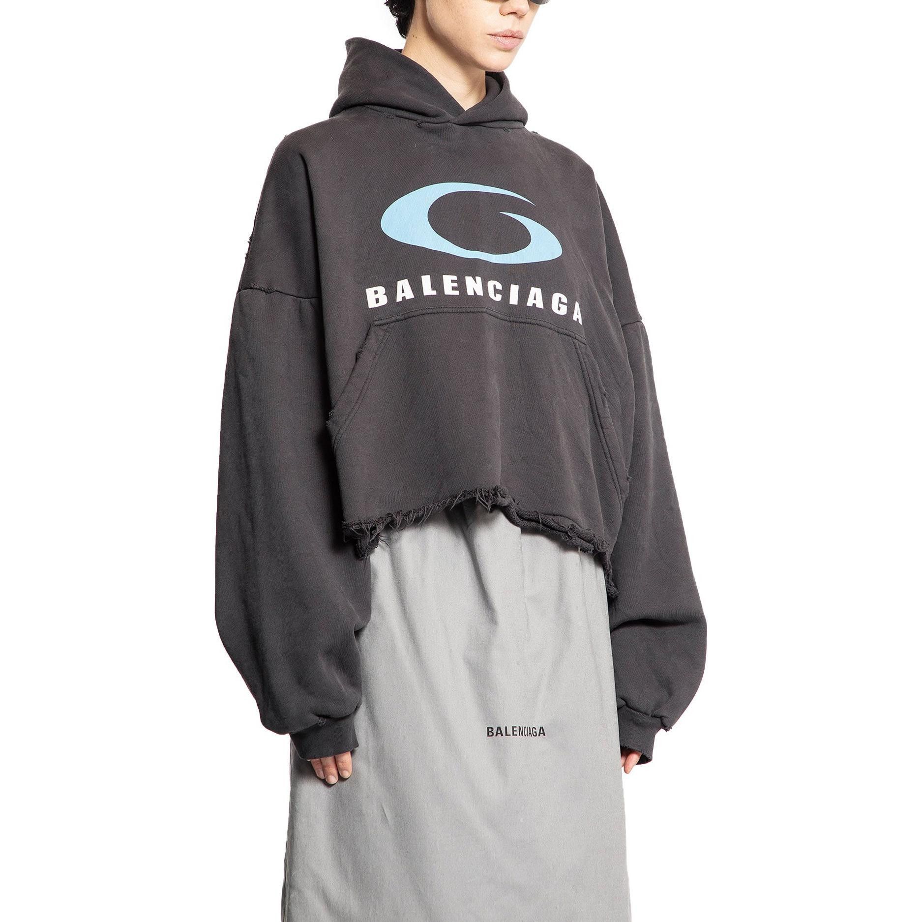 Balenciaga Balenciaga Logo Hoodie Size 4 Size US XL / EU 56 / 4 - 10 Thumbnail
