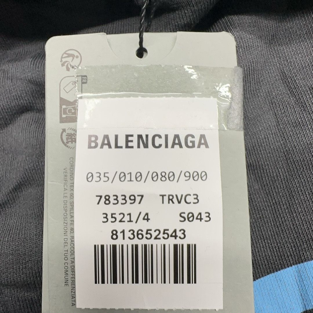 Balenciaga Balenciaga Logo Hoodie Size 4 Size US XL / EU 56 / 4 - 5 Thumbnail