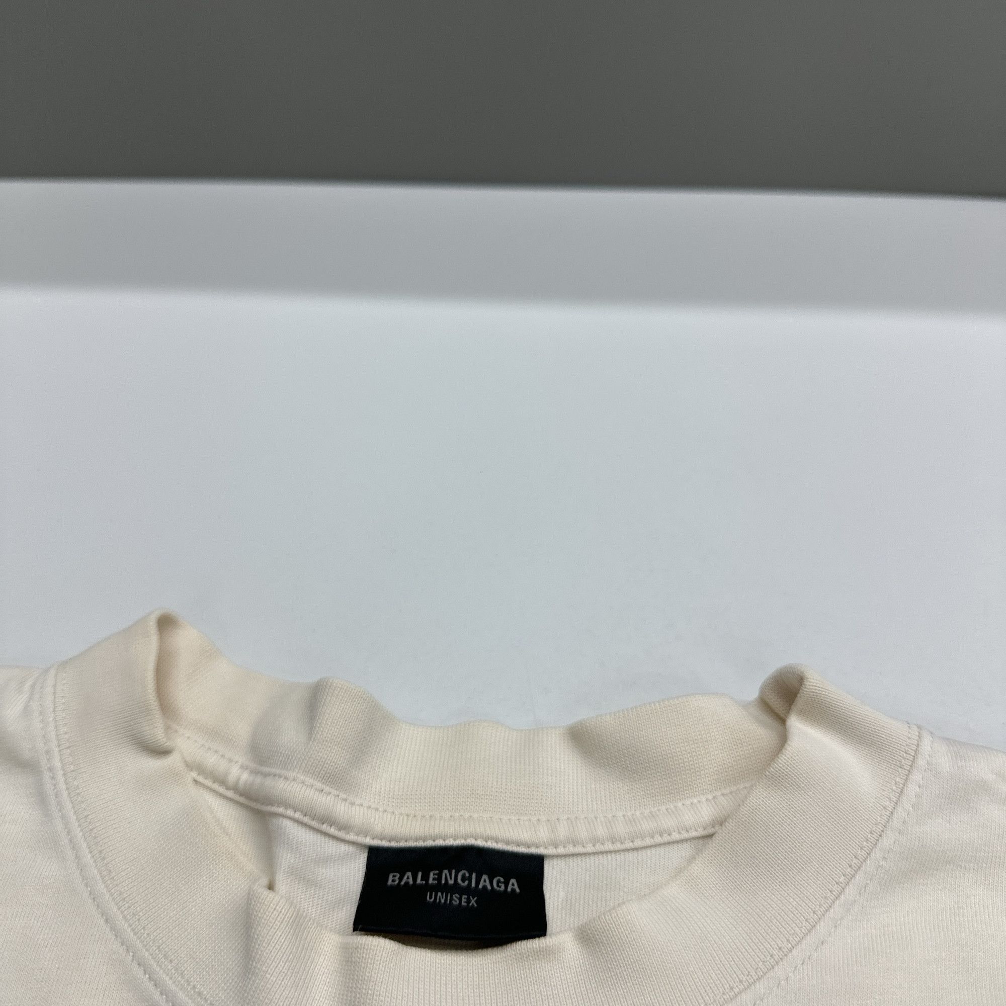 Balenciaga Balenciaga Wave Logo T-Shirt Size L Size US L / EU 52-54 / 3 - 3 Thumbnail
