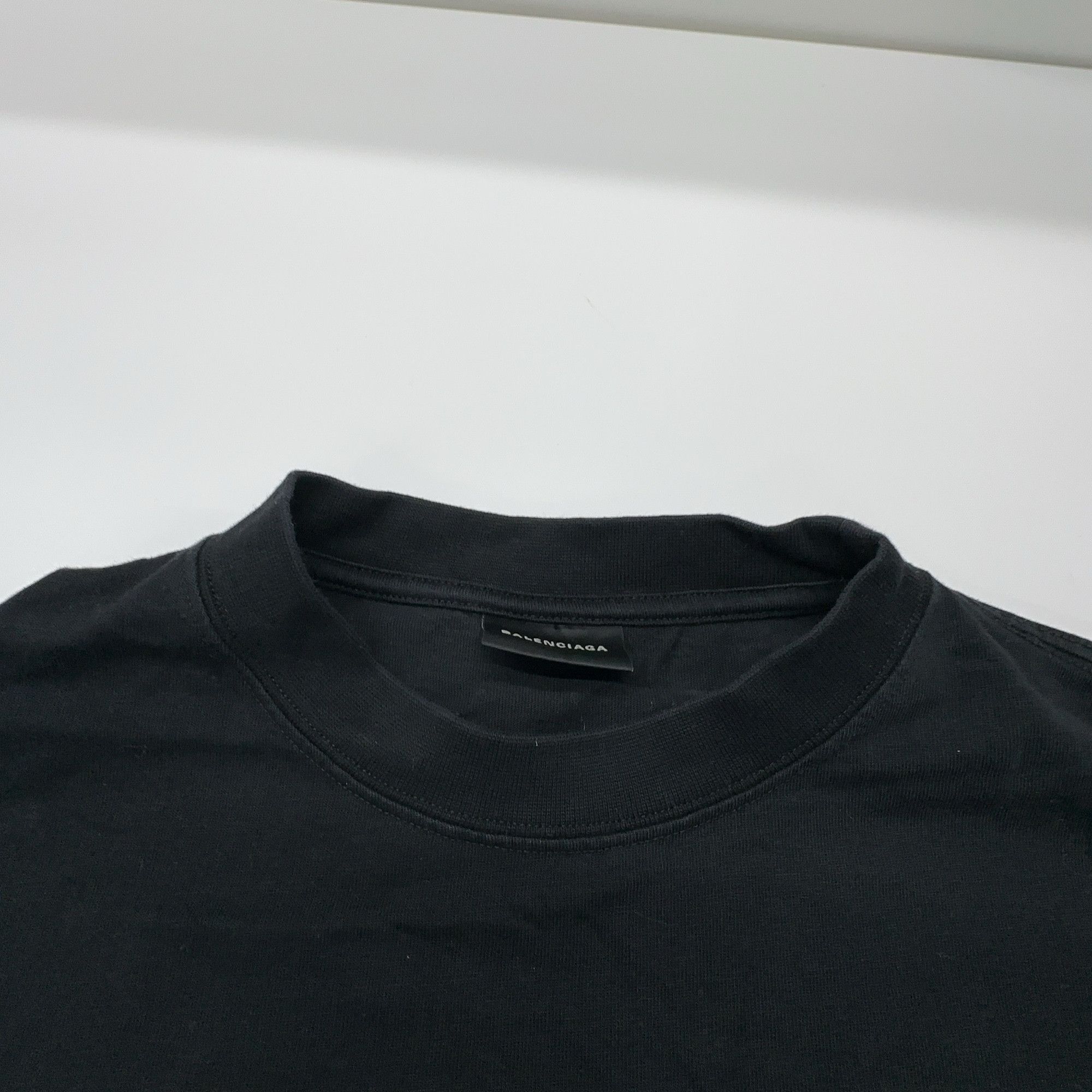 Balenciaga Balenciaga Wave Logo T-Shirt Size L Size US L / EU 52-54 / 3 - 7 Thumbnail