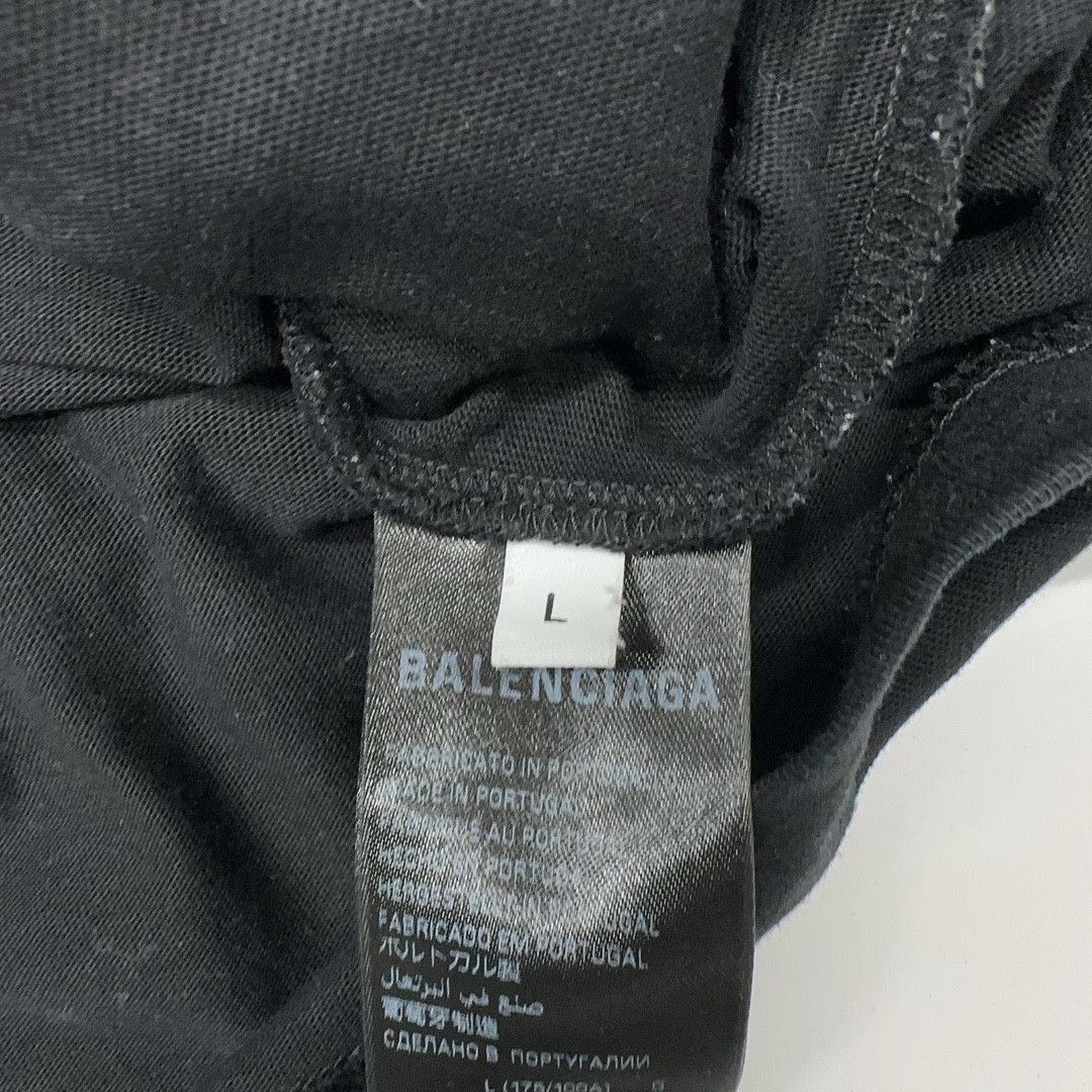 Balenciaga Balenciaga Wave Logo T-Shirt Size L Size US L / EU 52-54 / 3 - 3 Thumbnail