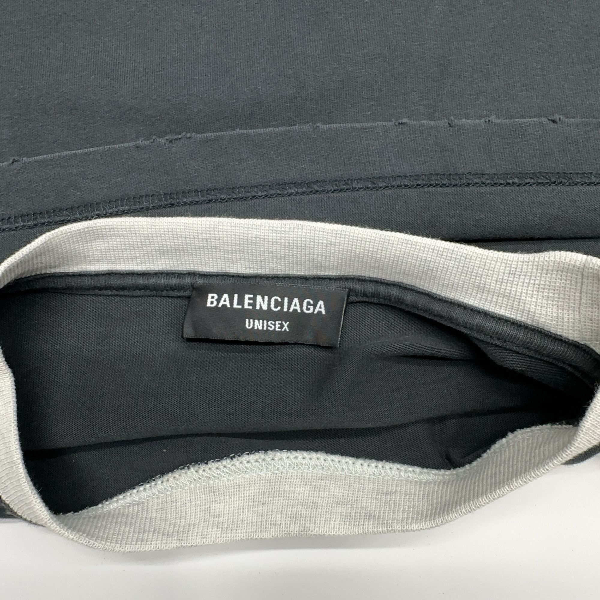 Balenciaga Balenciaga Two-Tone Logo T-Shirt Size 2 Size US M / EU 48-50 / 2 - 8 Thumbnail