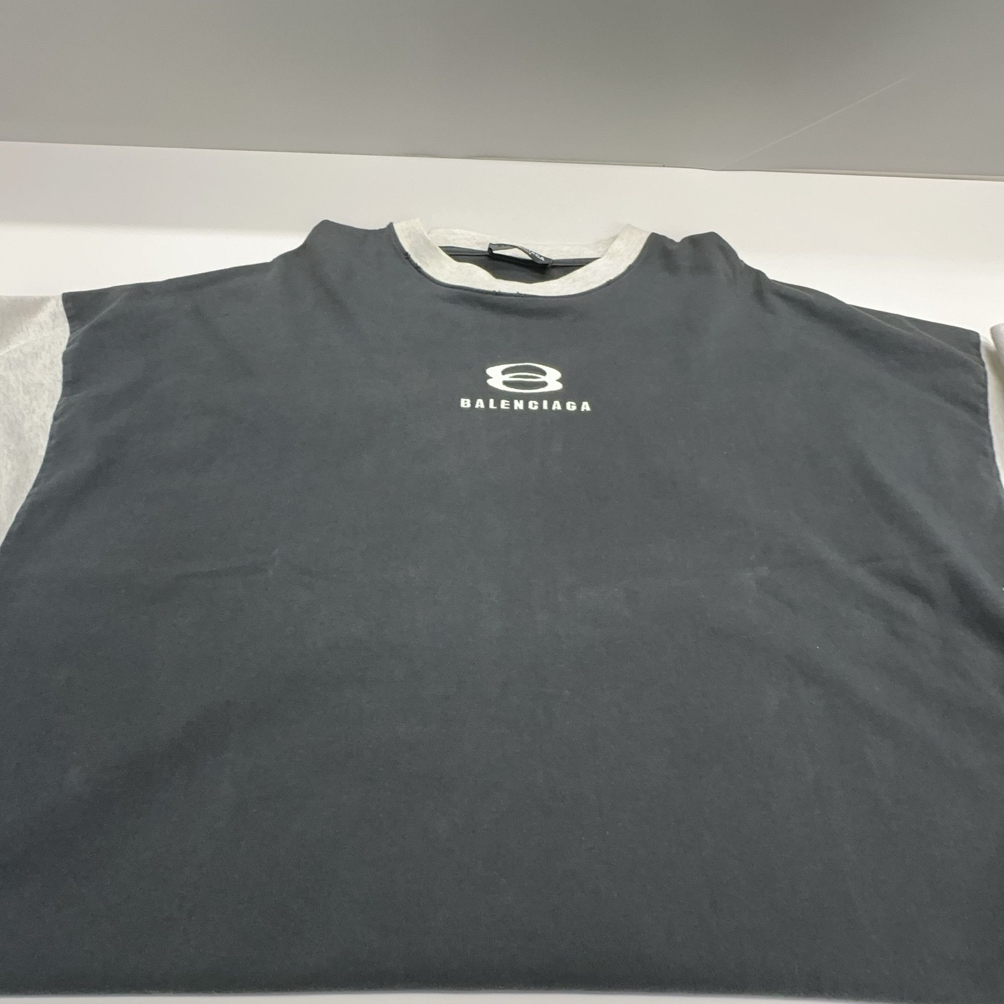 Balenciaga Balenciaga Two-Tone Logo T-Shirt Size 2 Size US M / EU 48-50 / 2 - 6 Thumbnail