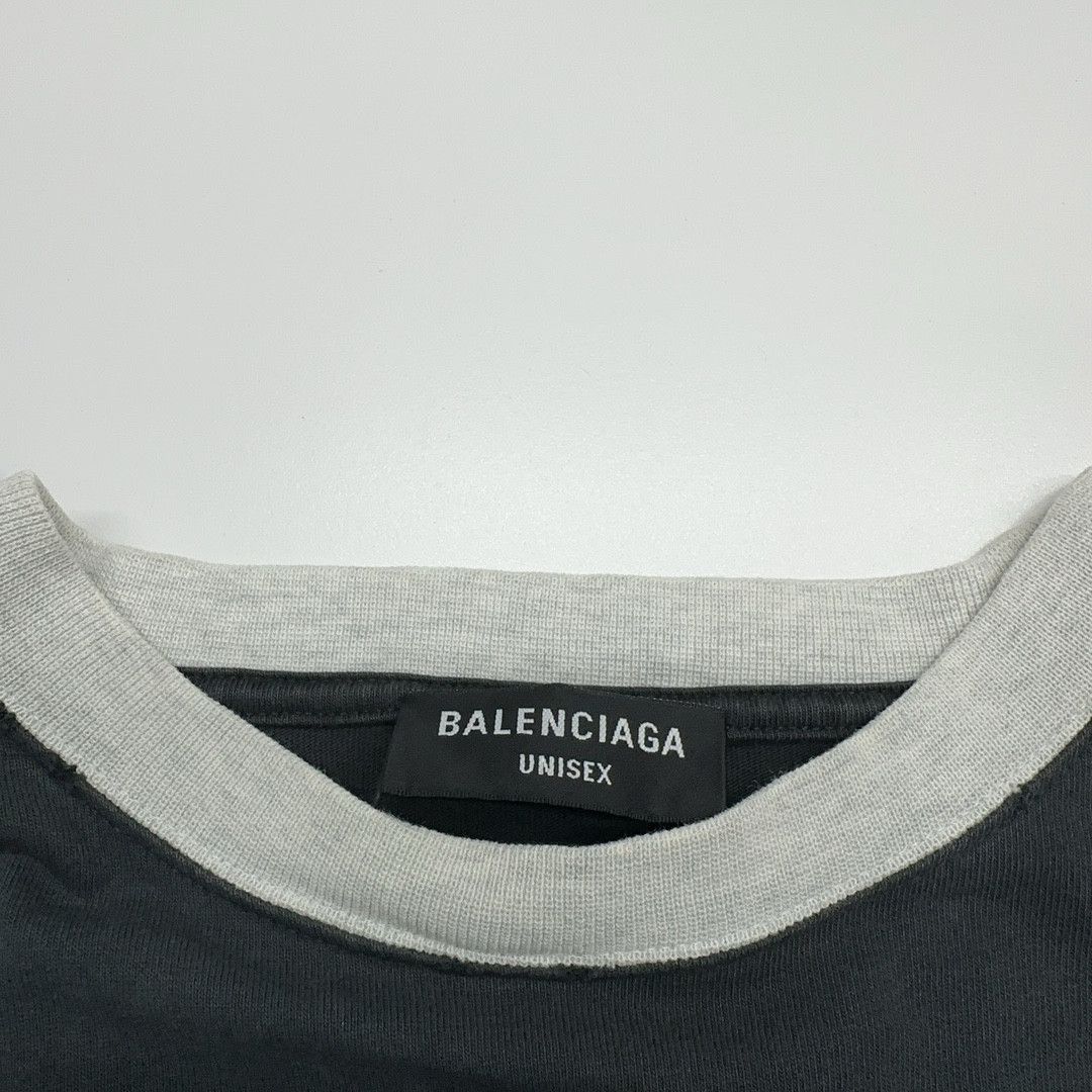 Balenciaga Balenciaga Two-Tone Logo T-Shirt Size 2 Size US M / EU 48-50 / 2 - 5 Thumbnail