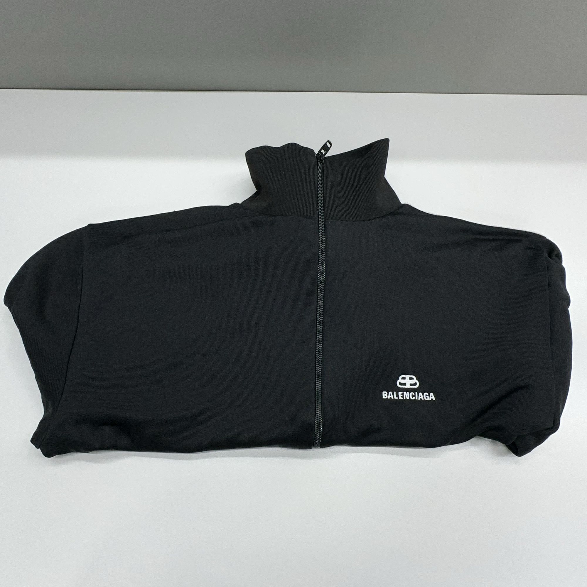 Balenciaga Balenciaga Logo Zip-Up Track Jacket Size M Size US M / EU 48-50 / 2 - 5 Thumbnail