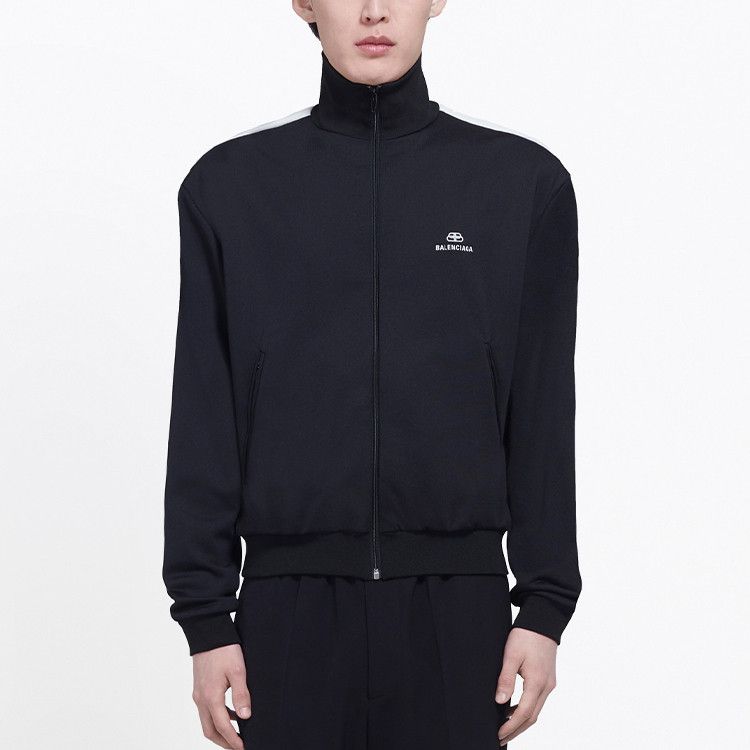 Balenciaga Balenciaga Logo Zip-Up Track Jacket Size M Size US M / EU 48-50 / 2 - 13 Thumbnail