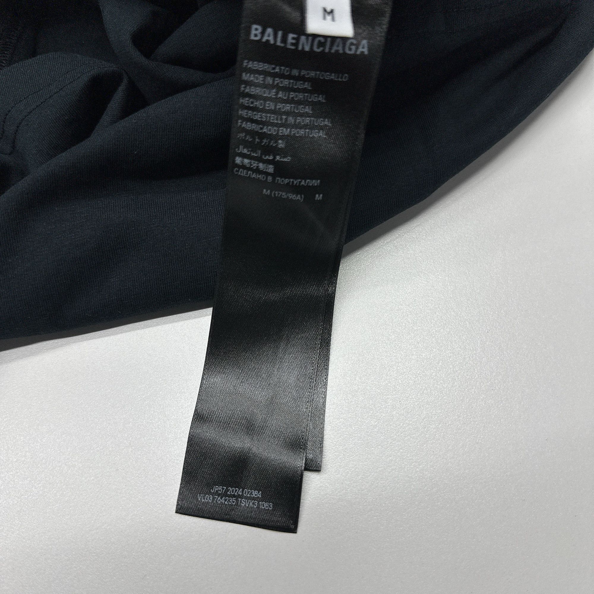Balenciaga Balenciaga 520 Logo Short Sleeve T-Shirt Size M Size US M / EU 48-50 / 2 - 6 Thumbnail