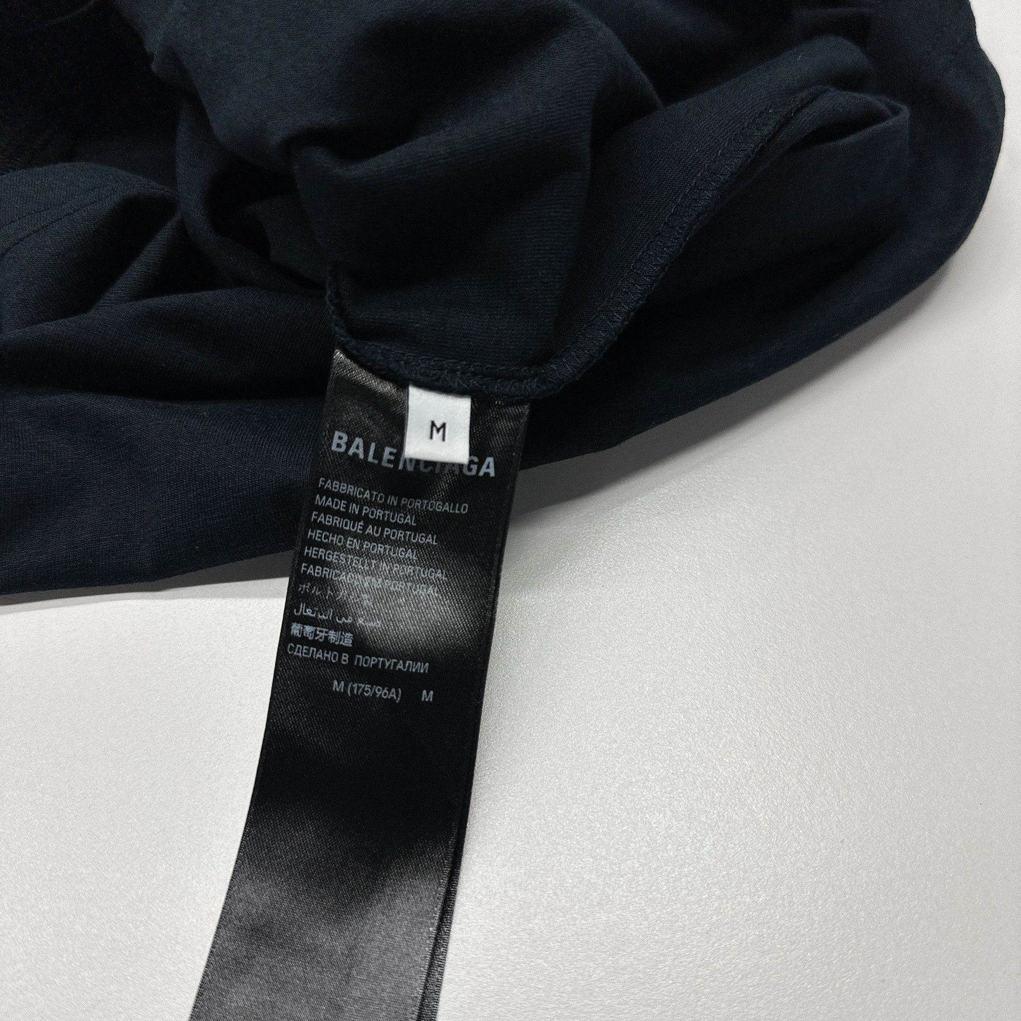 Balenciaga Balenciaga 520 Logo Short Sleeve T-Shirt Size M Size US M / EU 48-50 / 2 - 5 Thumbnail