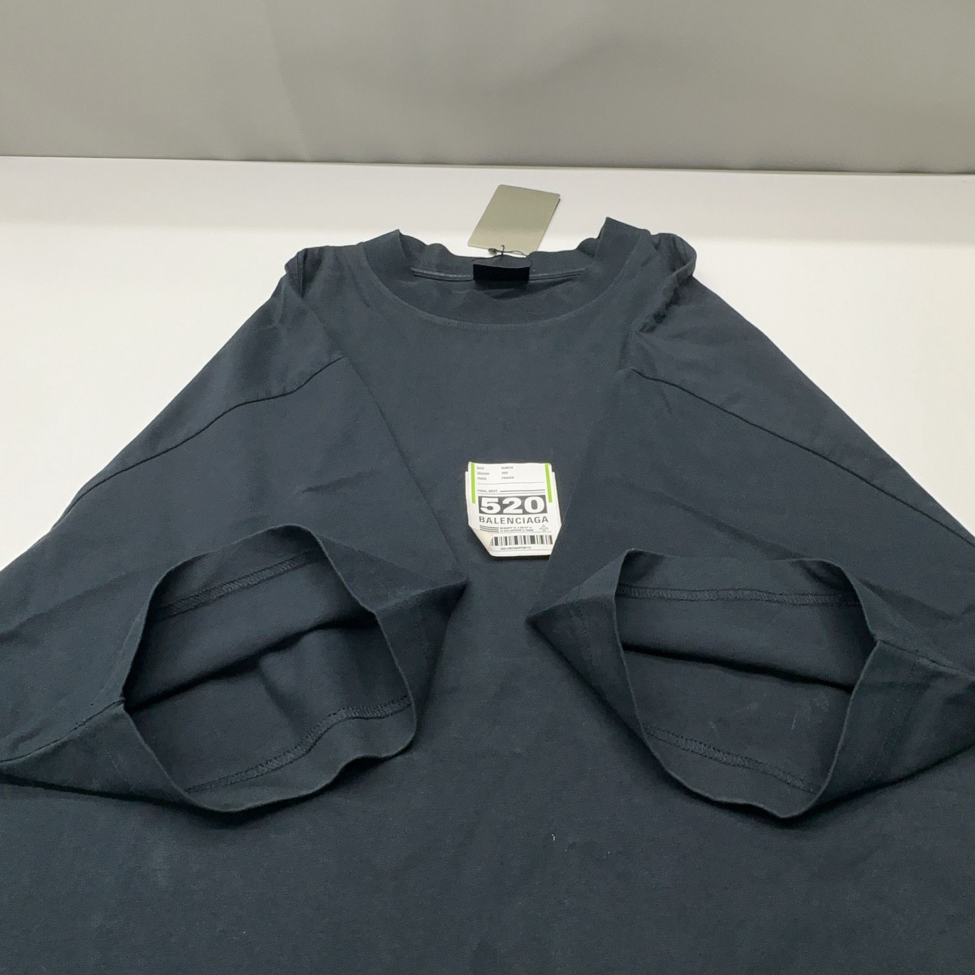 Balenciaga Balenciaga 520 Logo Short Sleeve T-Shirt Size M Size US M / EU 48-50 / 2 - 10 Thumbnail