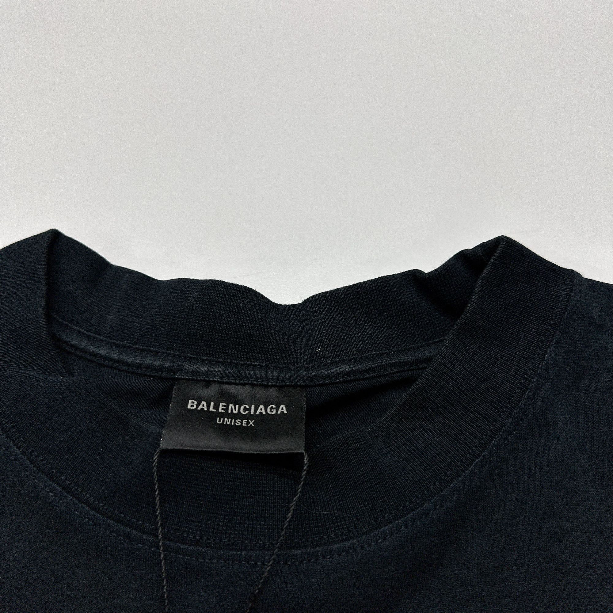 Balenciaga Balenciaga 520 Logo Short Sleeve T-Shirt Size M Size US M / EU 48-50 / 2 - 3 Thumbnail