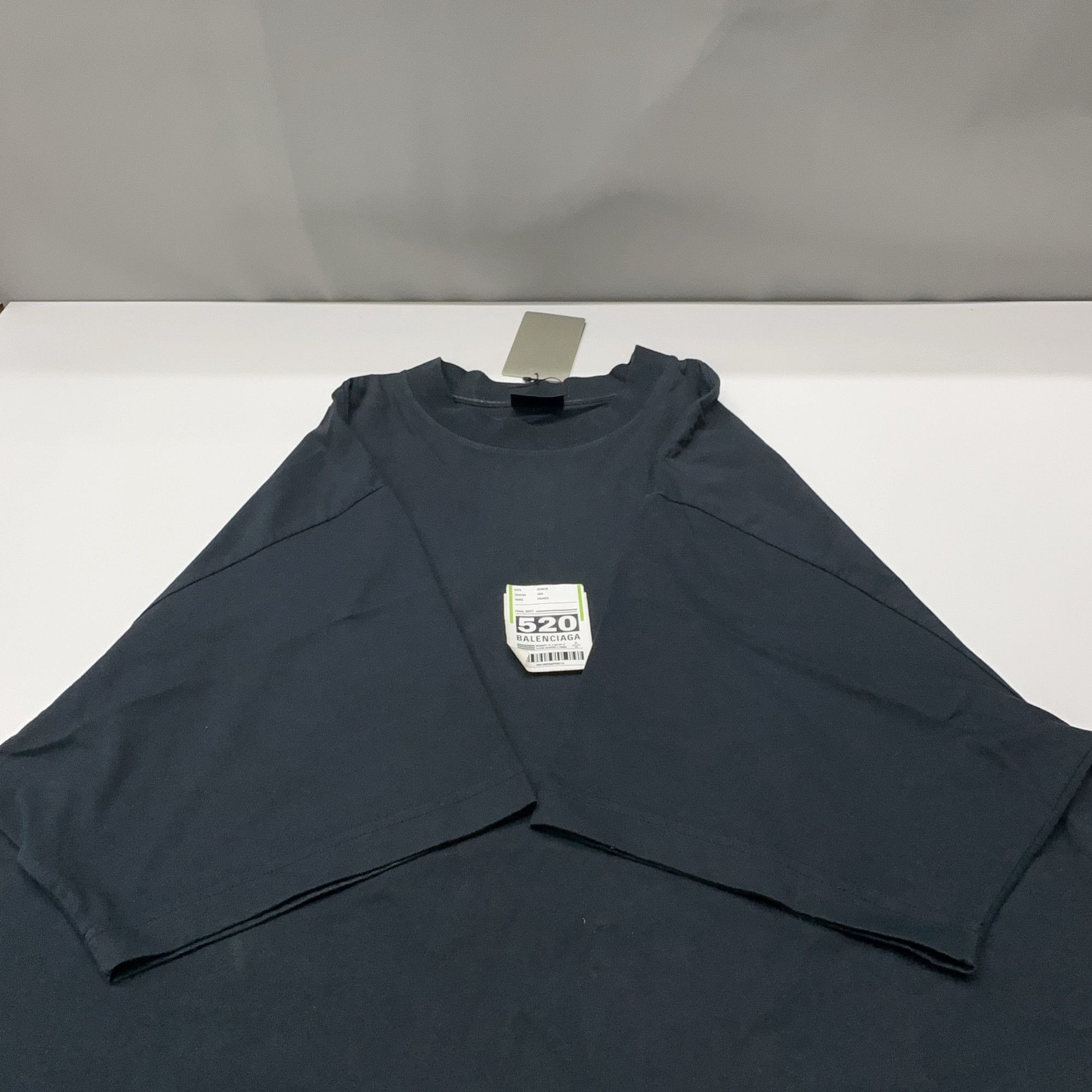 Balenciaga Balenciaga 520 Logo Short Sleeve T-Shirt Size M Size US M / EU 48-50 / 2 - 9 Thumbnail