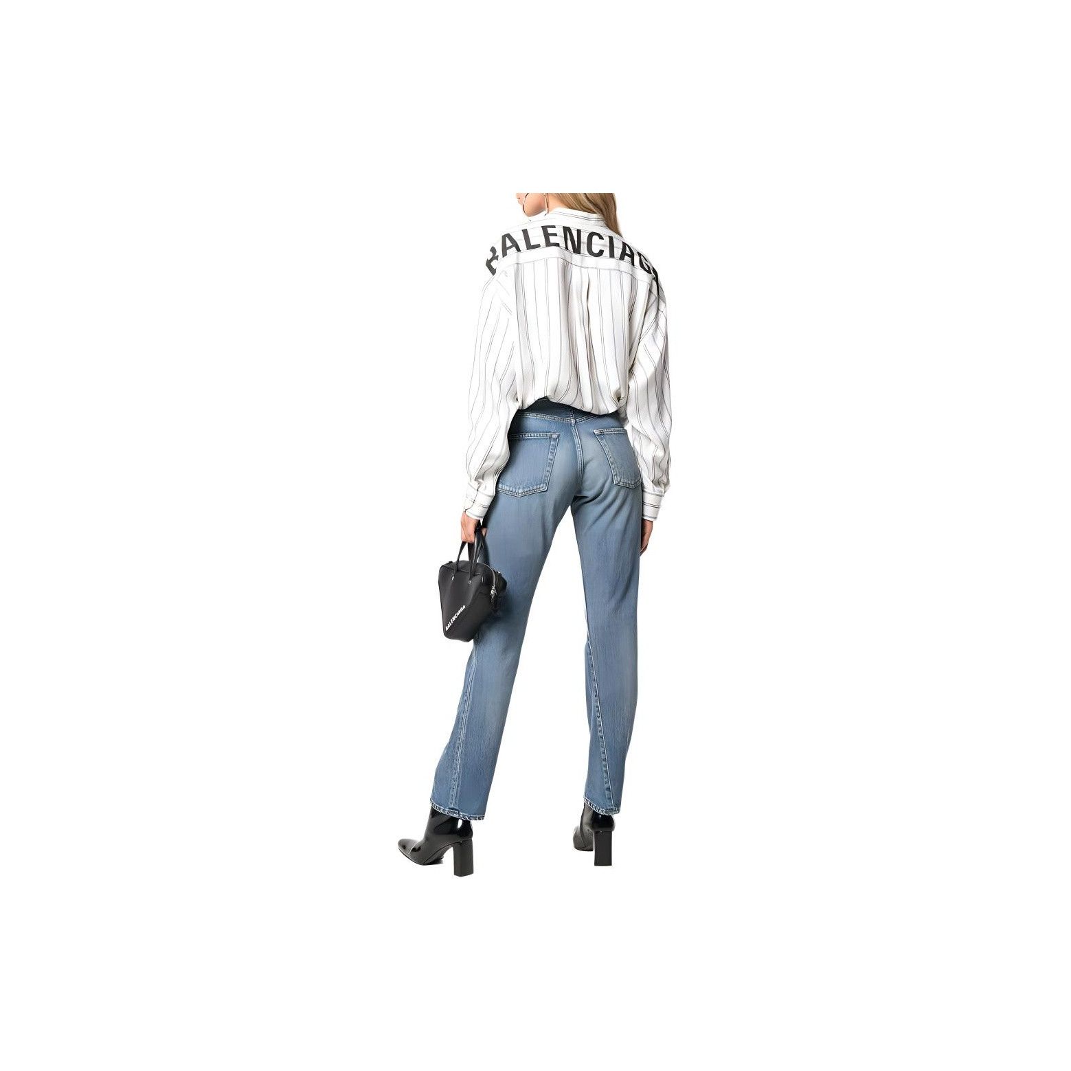 Balenciaga Balenciaga Washed Denim Jeans Size 26 Size 26" / US 2 / IT 38 - 13 Thumbnail