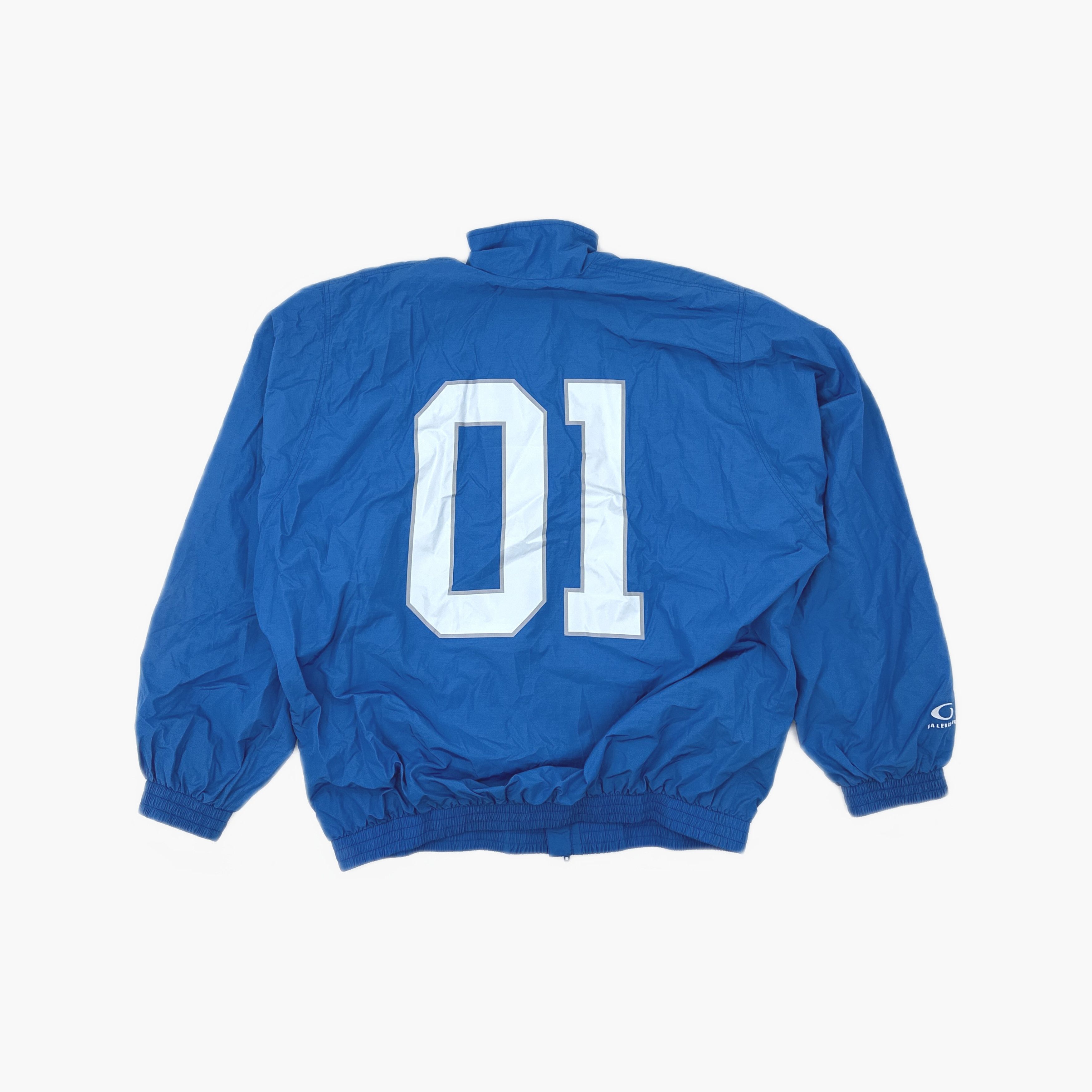 Balenciaga Balenciaga 01 Embroidered Zip Jacket Blue Size XS Size US XS / EU 42 / 0 - 2 Thumbnail