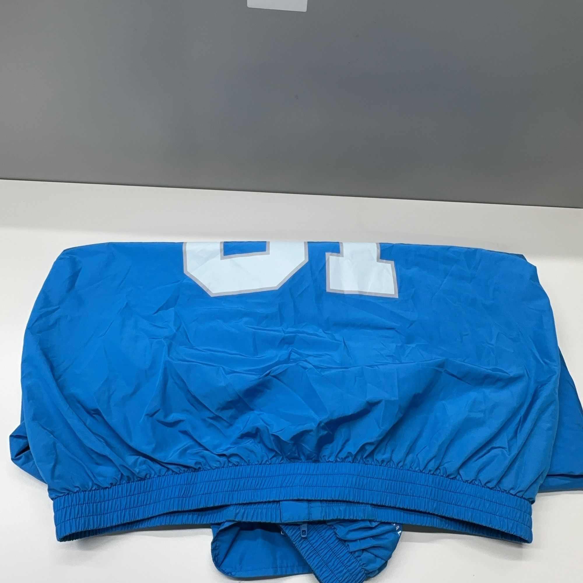 Balenciaga Balenciaga 01 Embroidered Zip Jacket Blue Size XS Size US XS / EU 42 / 0 - 13 Thumbnail