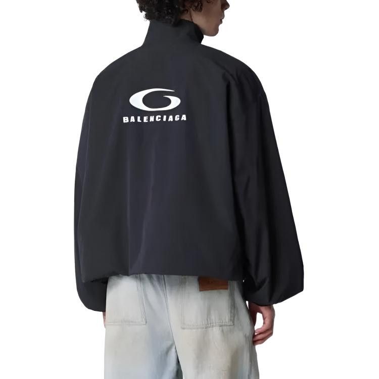 Balenciaga Balenciaga Logo Zip Up Jacket Size M Size US M / EU 48-50 / 2 - 11 Thumbnail