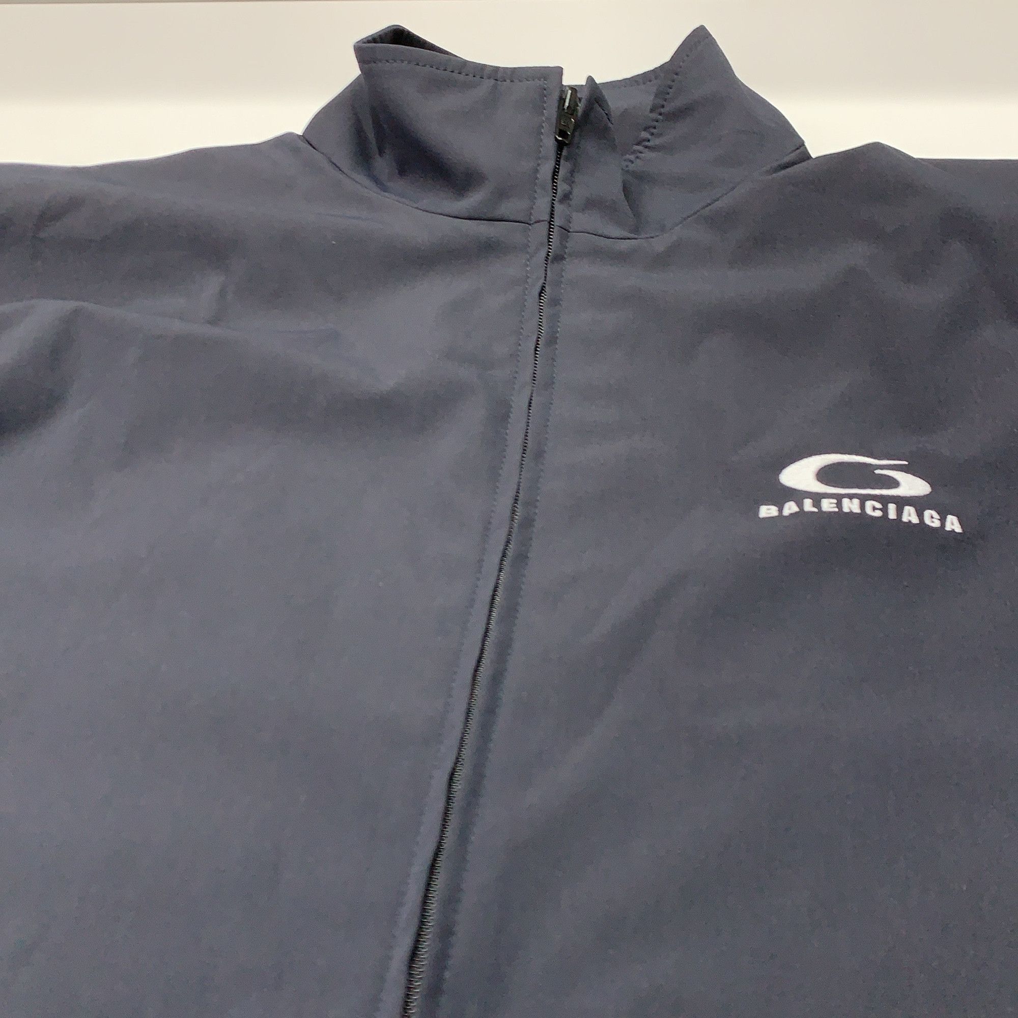 Balenciaga Balenciaga Logo Zip Up Jacket Size M Size US M / EU 48-50 / 2 - 7 Thumbnail